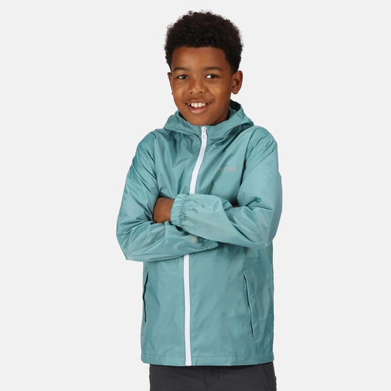 Kids' Pack It Waterproof Packaway Jacket | Exotic Plume Icy Morn