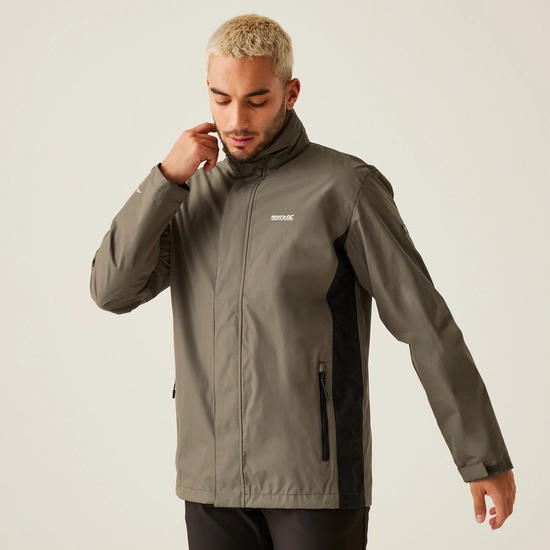 Men's Matt Waterproof Jacket | Oxford Blue Iron