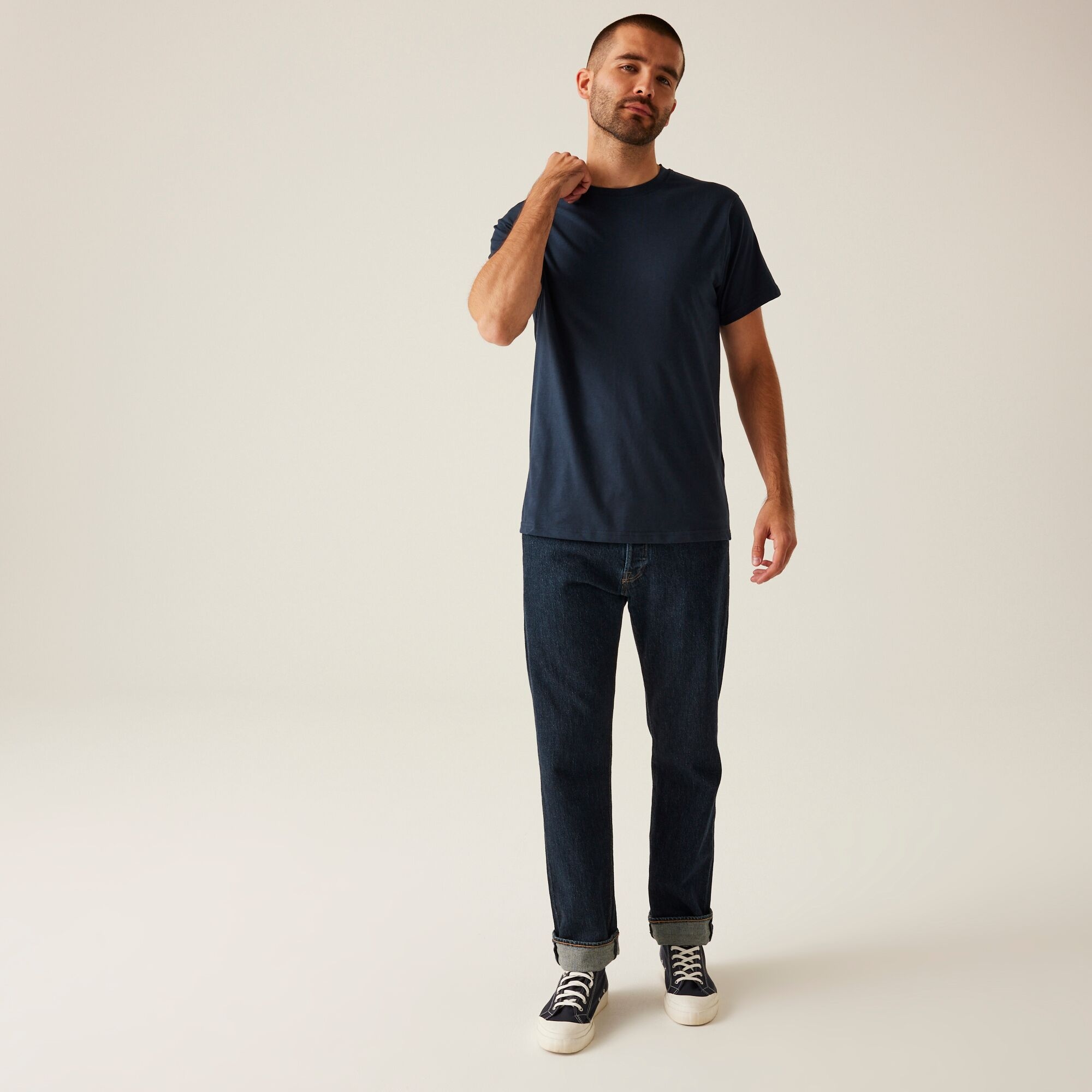 Men's Soft Touch Cotton T-Shirt | Navy