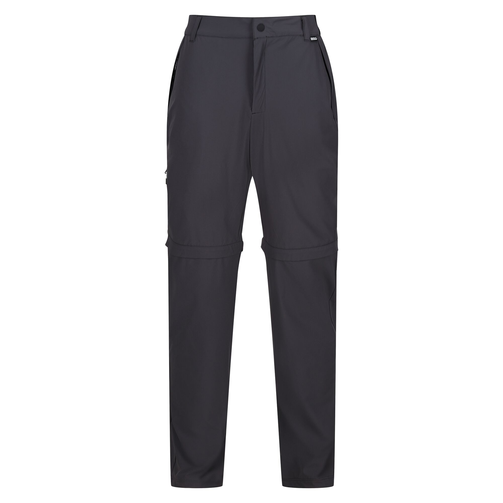 Men's Travel Light Zip Off Packaway Trousers | Ash