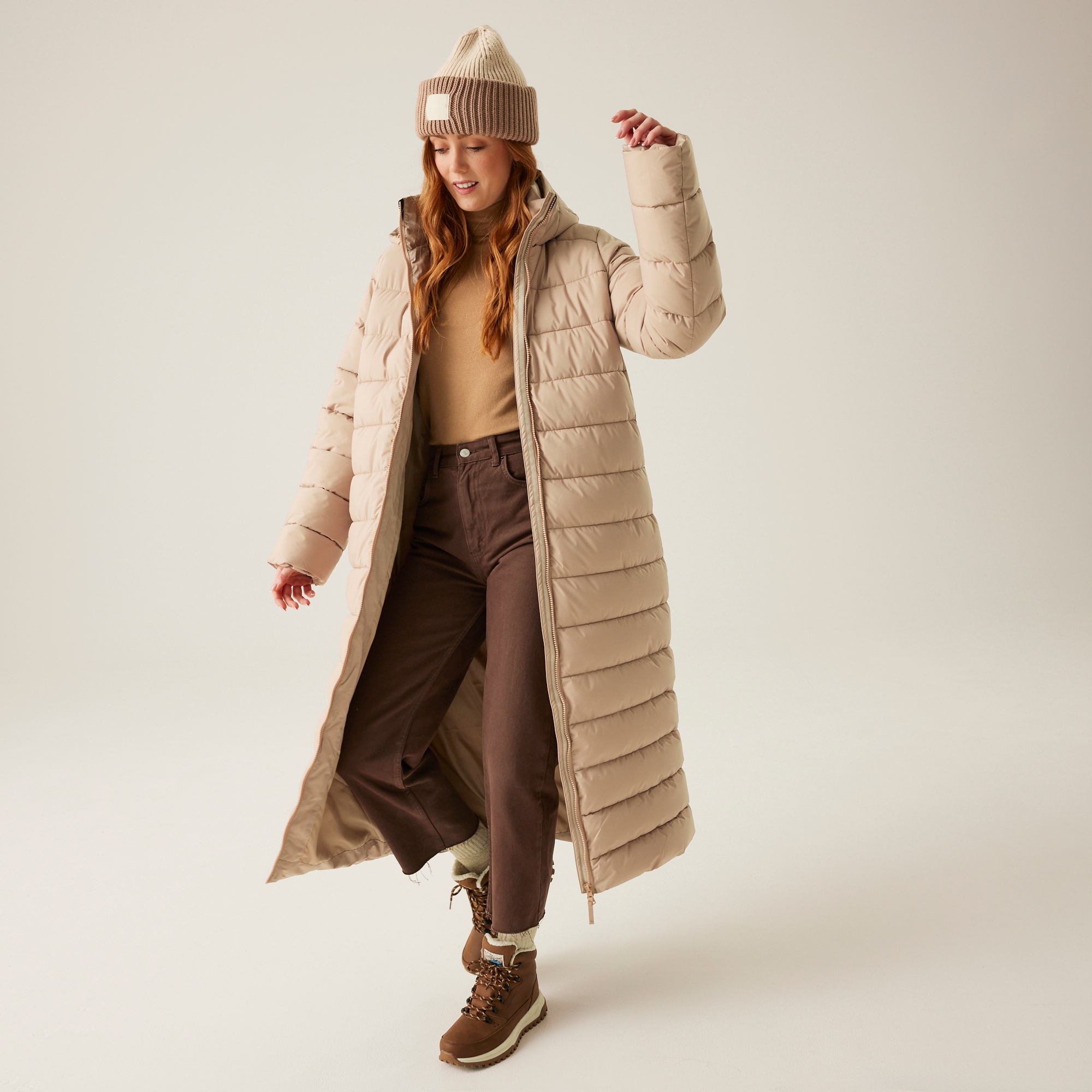 Women's Elender Quilted Jacket | Warm Taupe