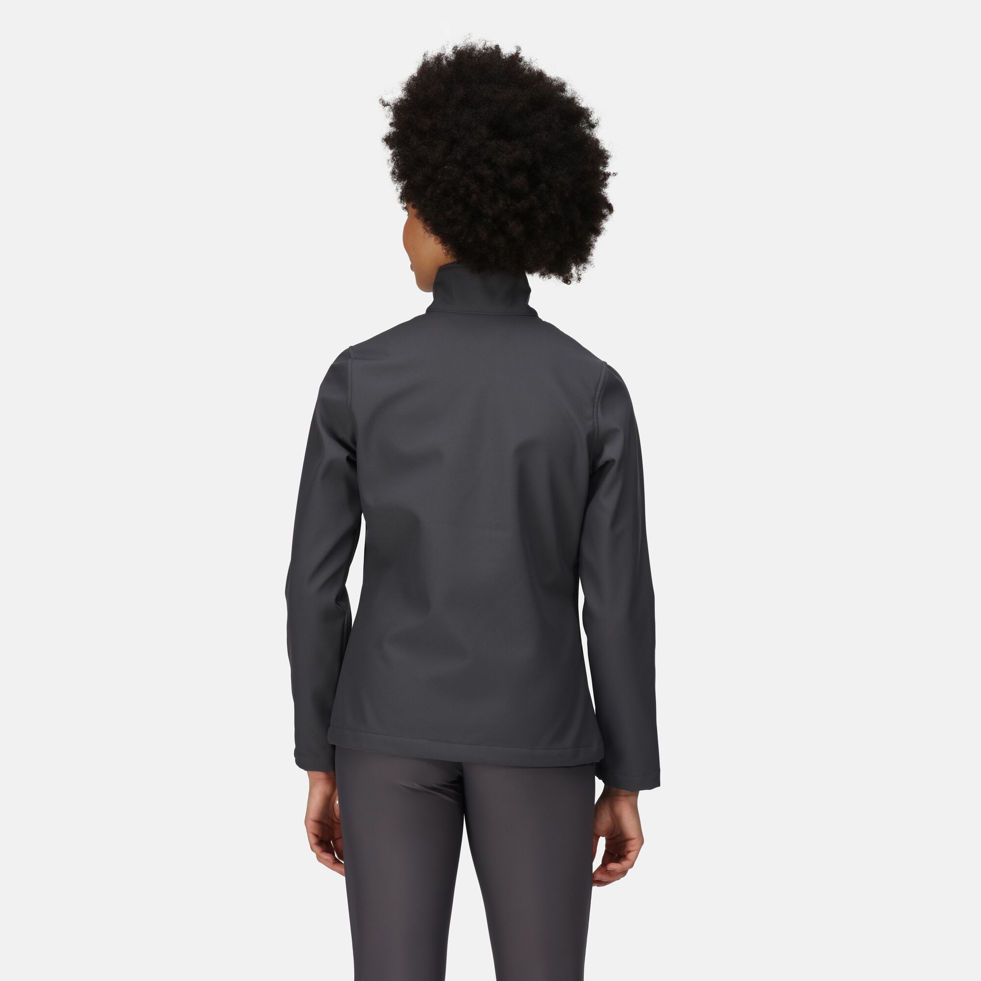 Women's Ablaze 3-layer Printable Softshell Jacket | Seal Grey Black