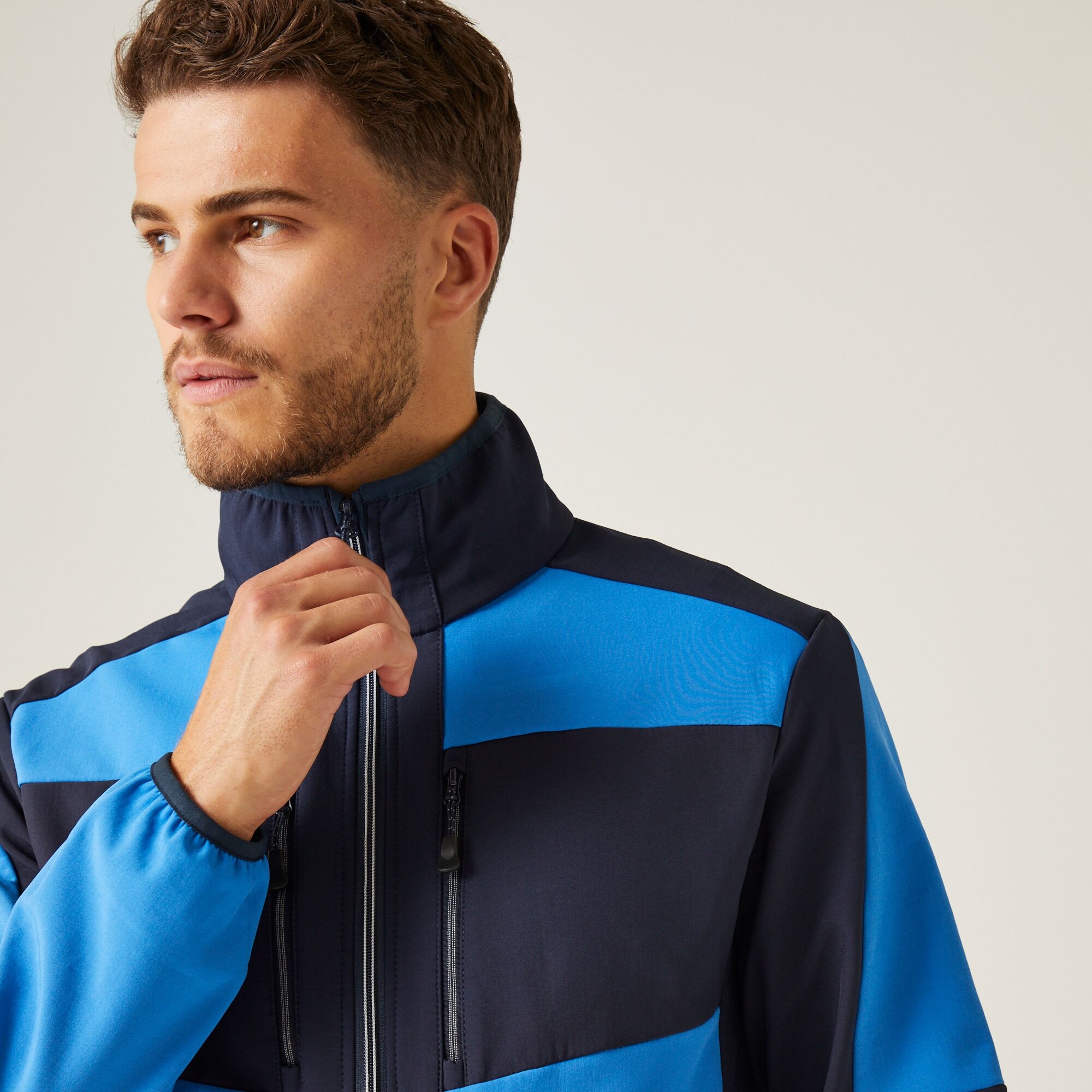Men's E-Volve 2 Layer Softshell Jacket | Strong Blue Navy