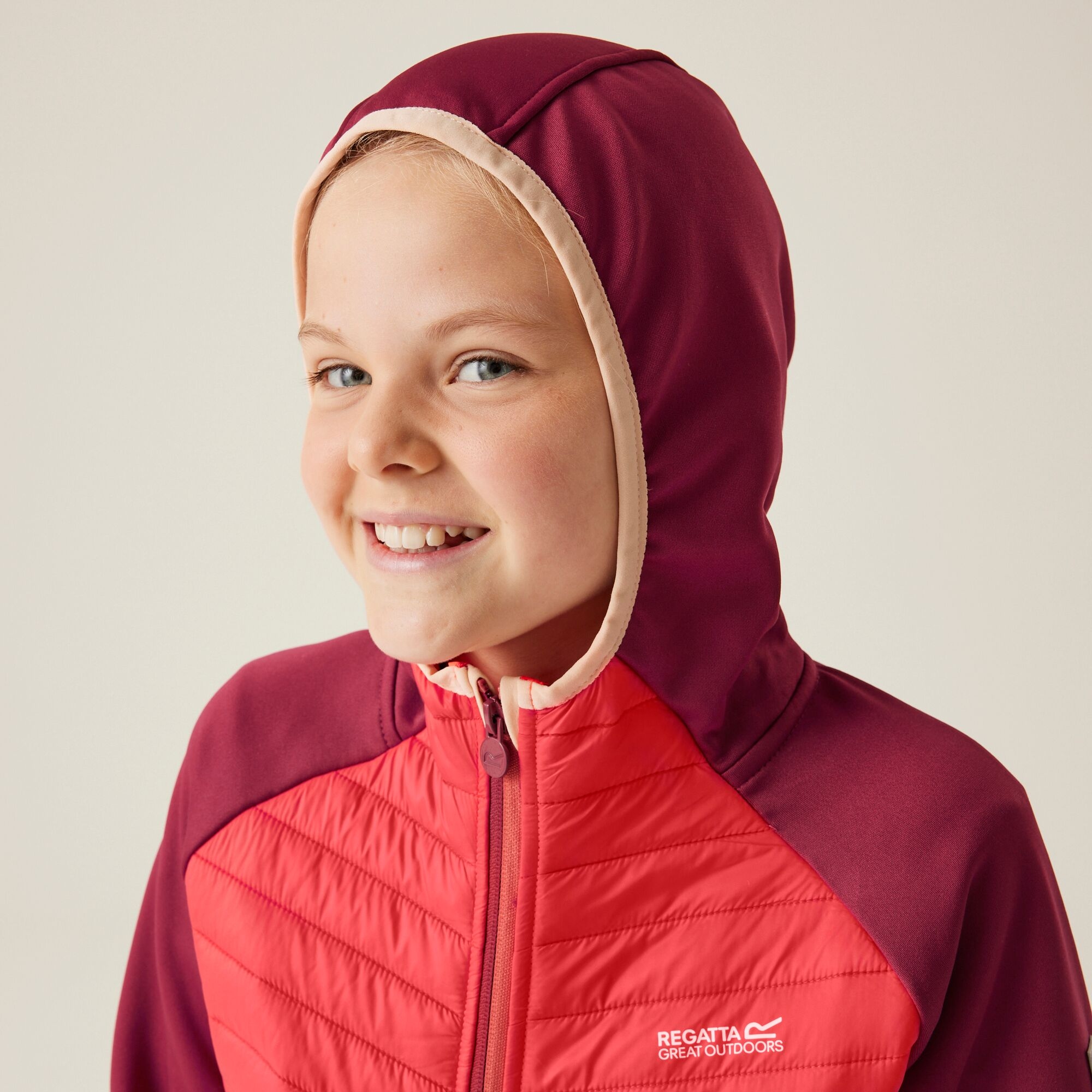Kids' Kielder Hybrid VIII Jacket | Rumba Red Red Sky