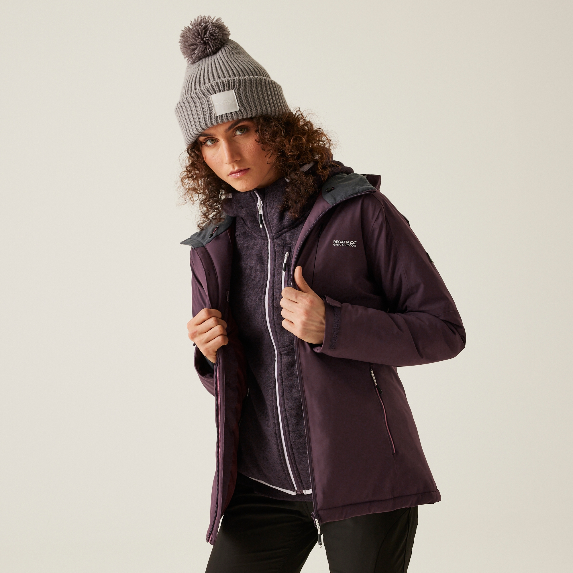 Women's Highton Stretch IV Padded Jacket | Deep Plum