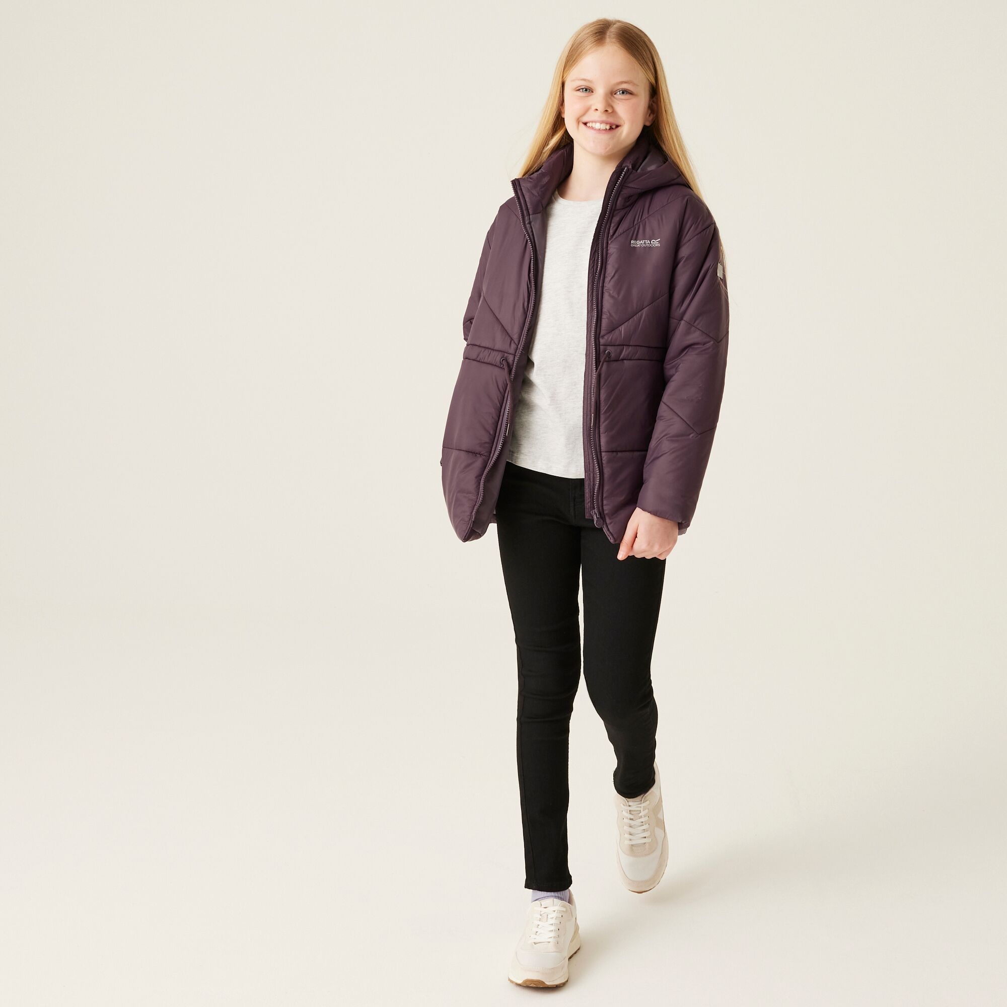 Kids'  Rurie Quilted Jacket | Deep Plum