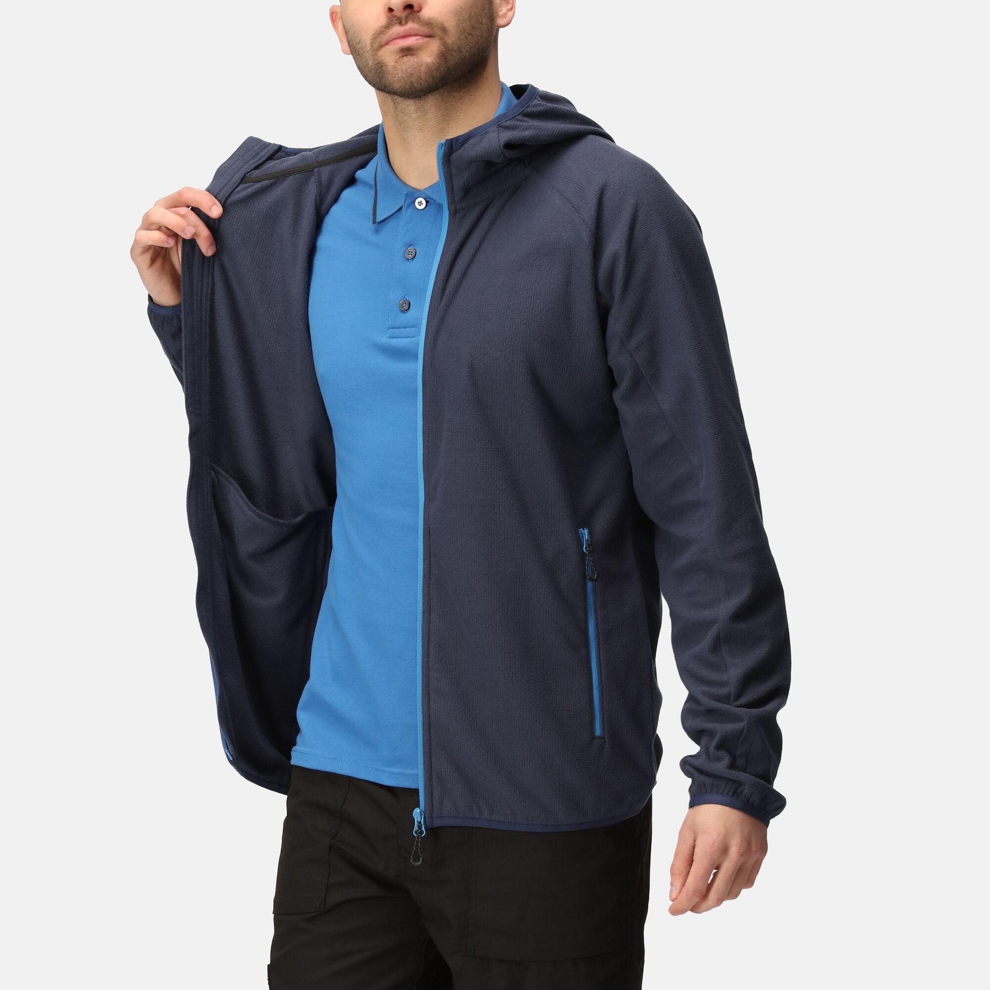Men's Navigate Full-Zip Fleece | Navy French Blue
