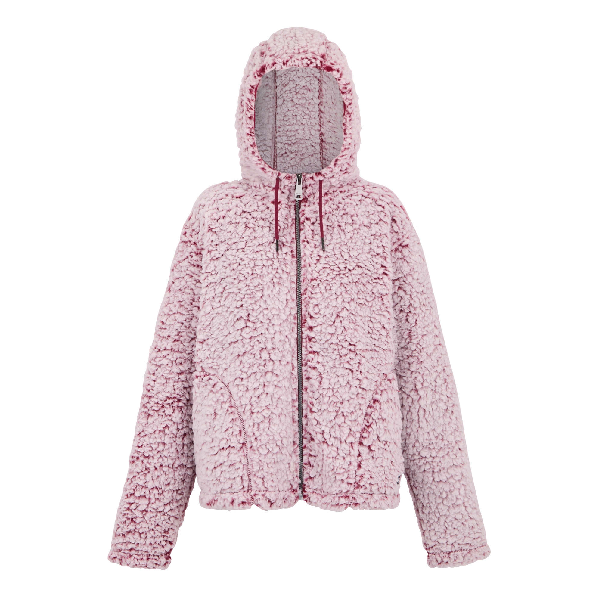 Women's Zelpha Fluffy Hooded Fleece | Rumba Red