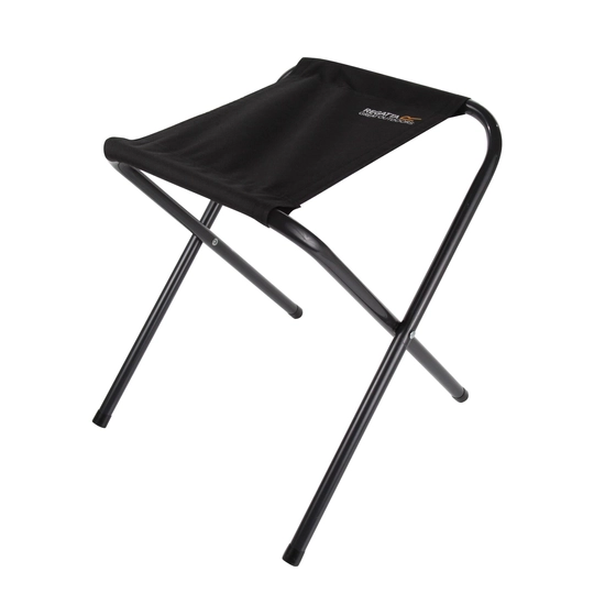 Marcos Folding Camping Stool | Black Seal Grey