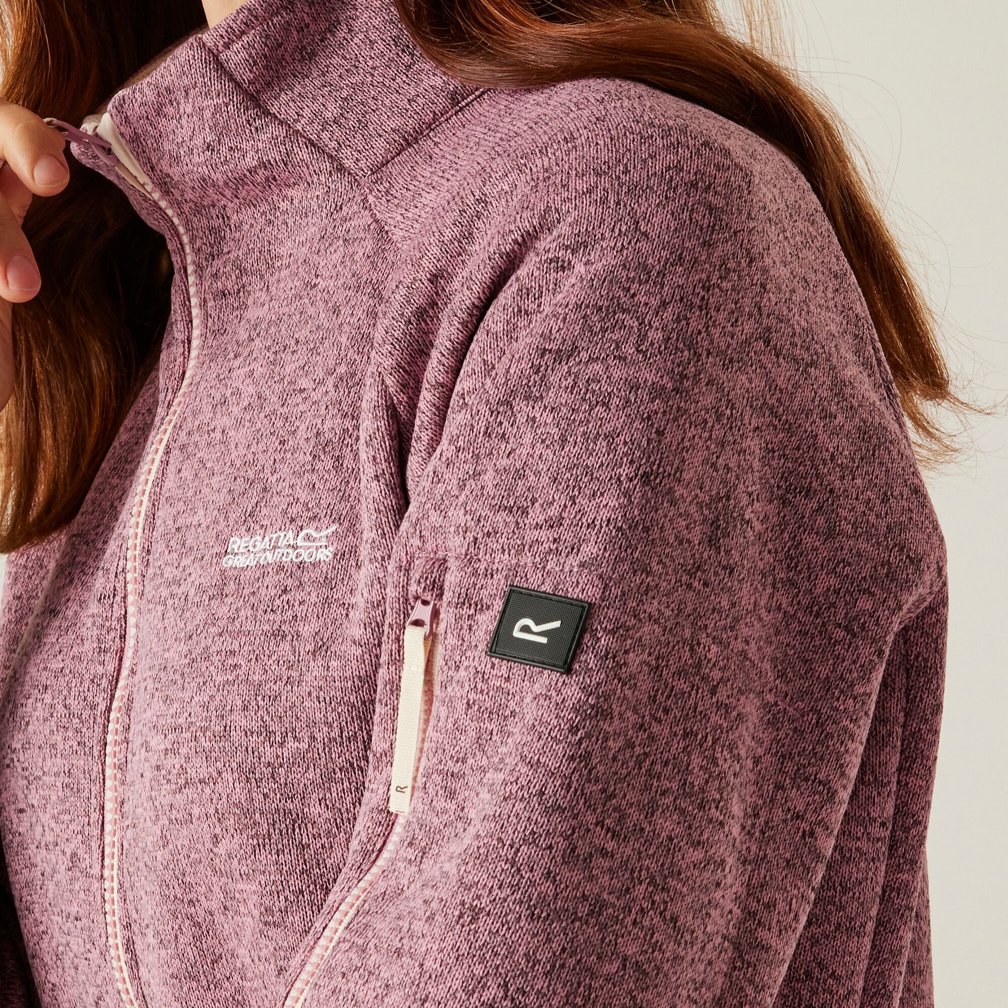 Women's Ravenhill Full Zip Fleece | Lilas Light Vanilla
