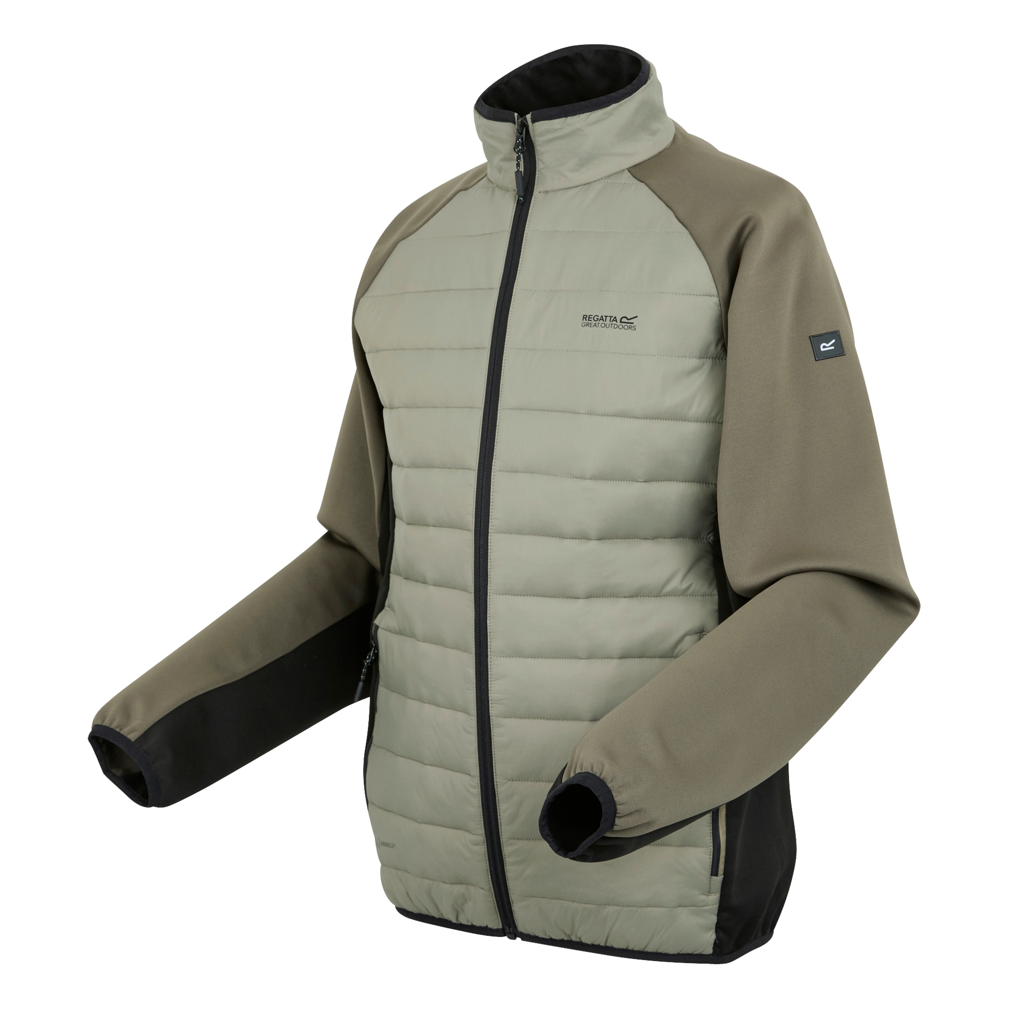 Men's Clumber IV Hybrid Jacket | Golden Sand Treetop Black