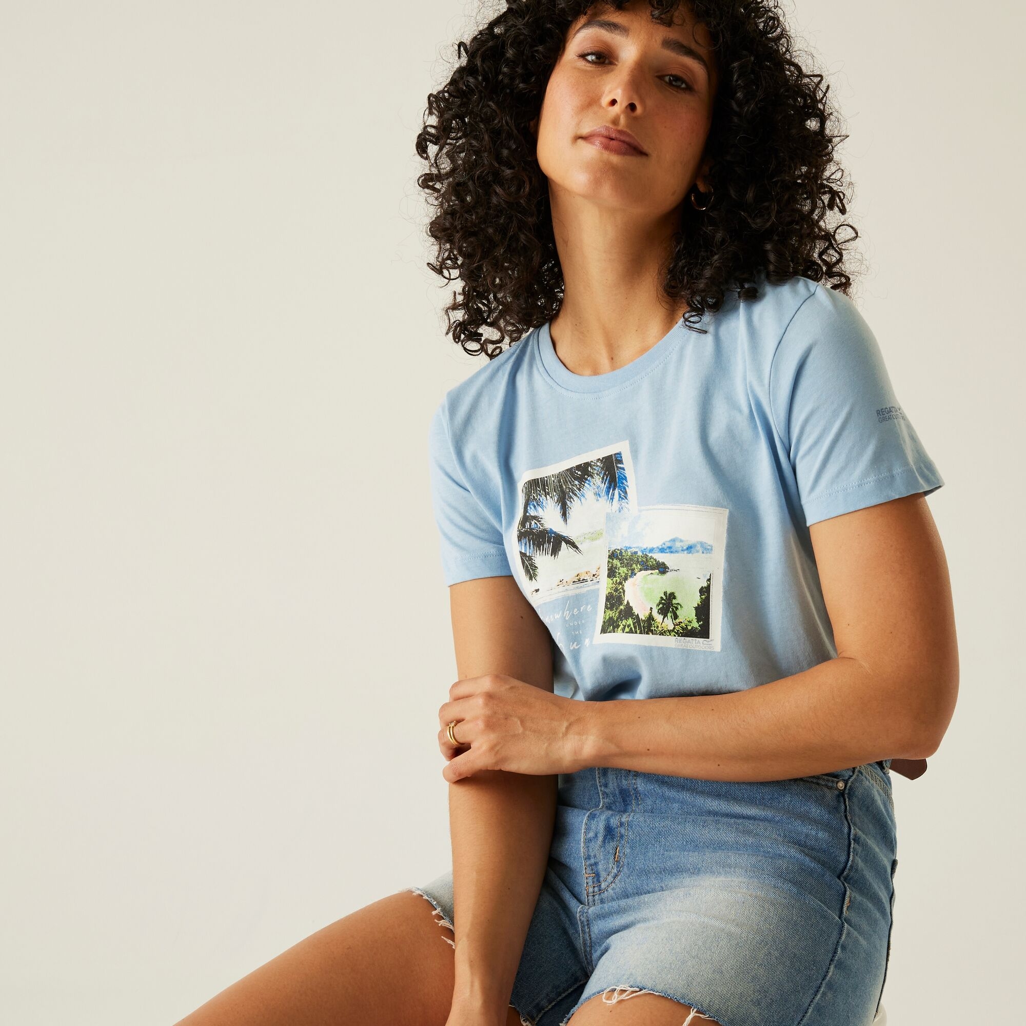 Women's Filandra VX T-Shirt | Chambray Blue Under The Sun