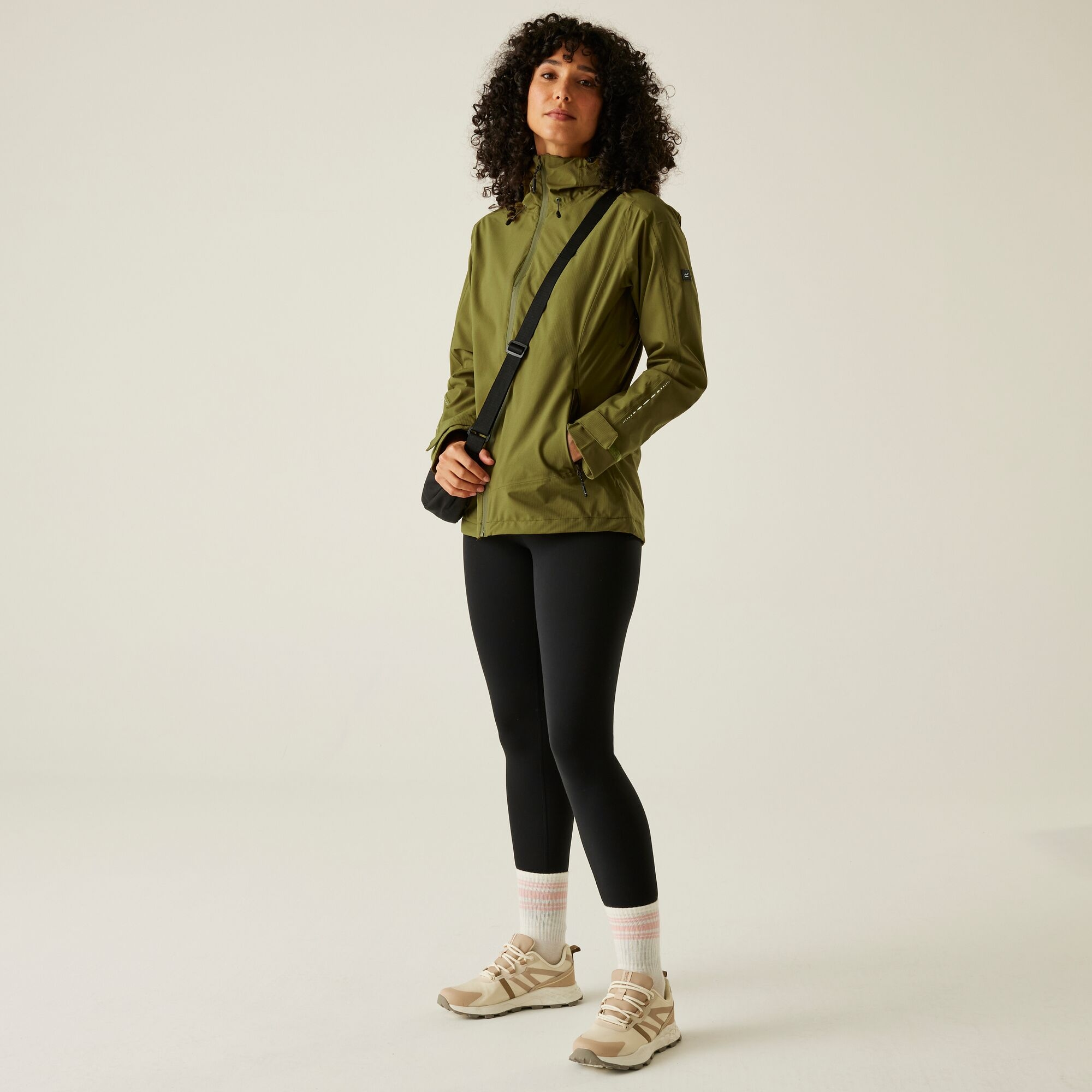 Women's Okara Waterproof Jacket | Nephrite Green Camo Green