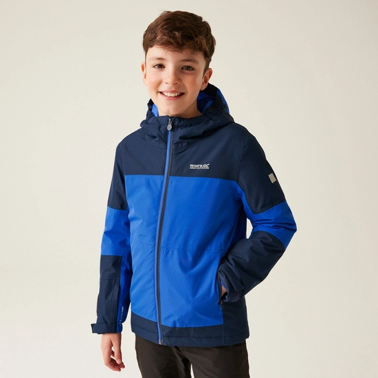 Kids' Beamz IV Waterproof Jacket | Seal Grey Black