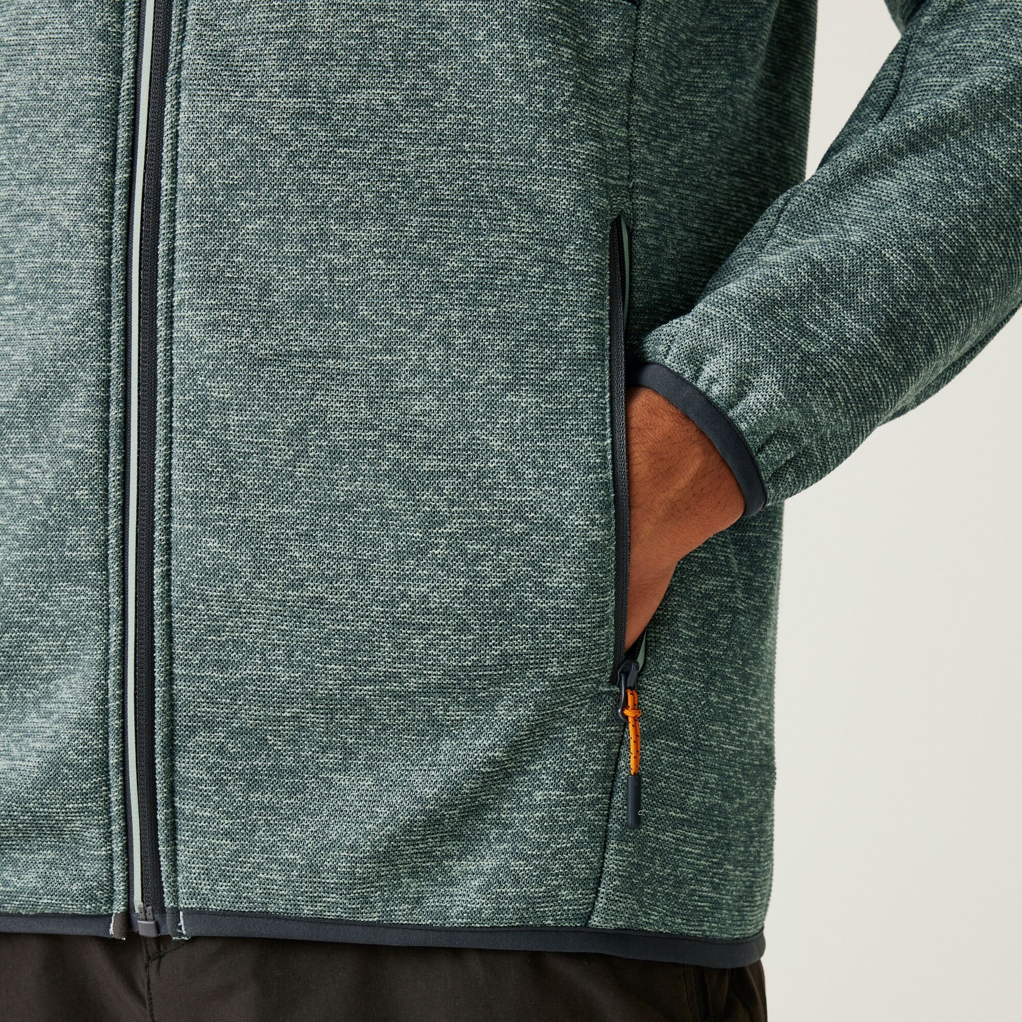 Men's Elram Full Zip Fleece | Glacier Stormy Weather Ash