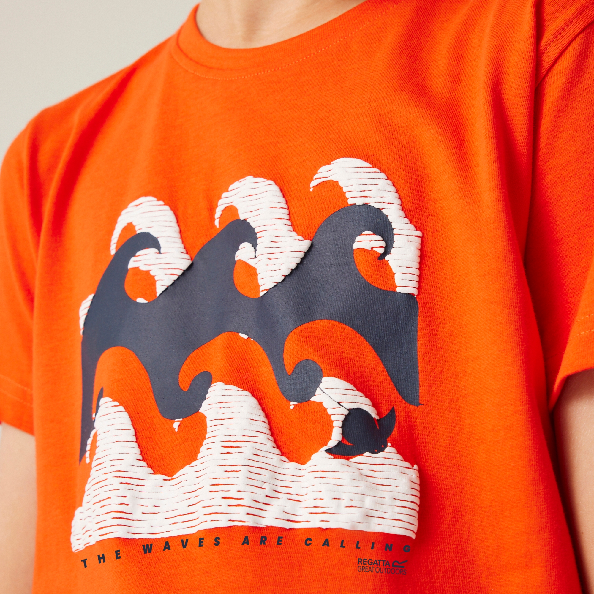 Kids' Bosley VIII T-Shirt | Tangerine Tango