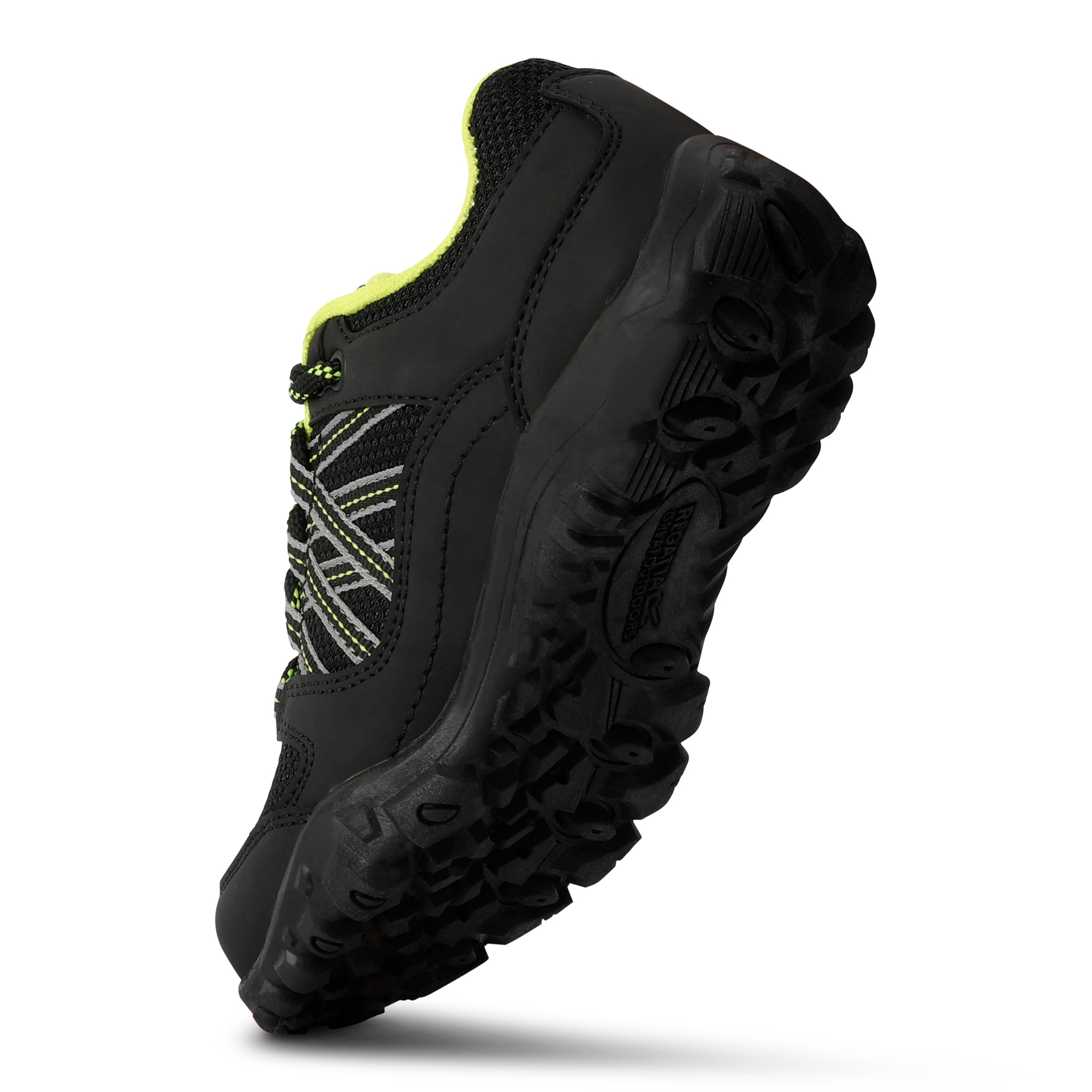Kids' Edgepoint Waterproof Low Walking Shoes | Black Lime Punch