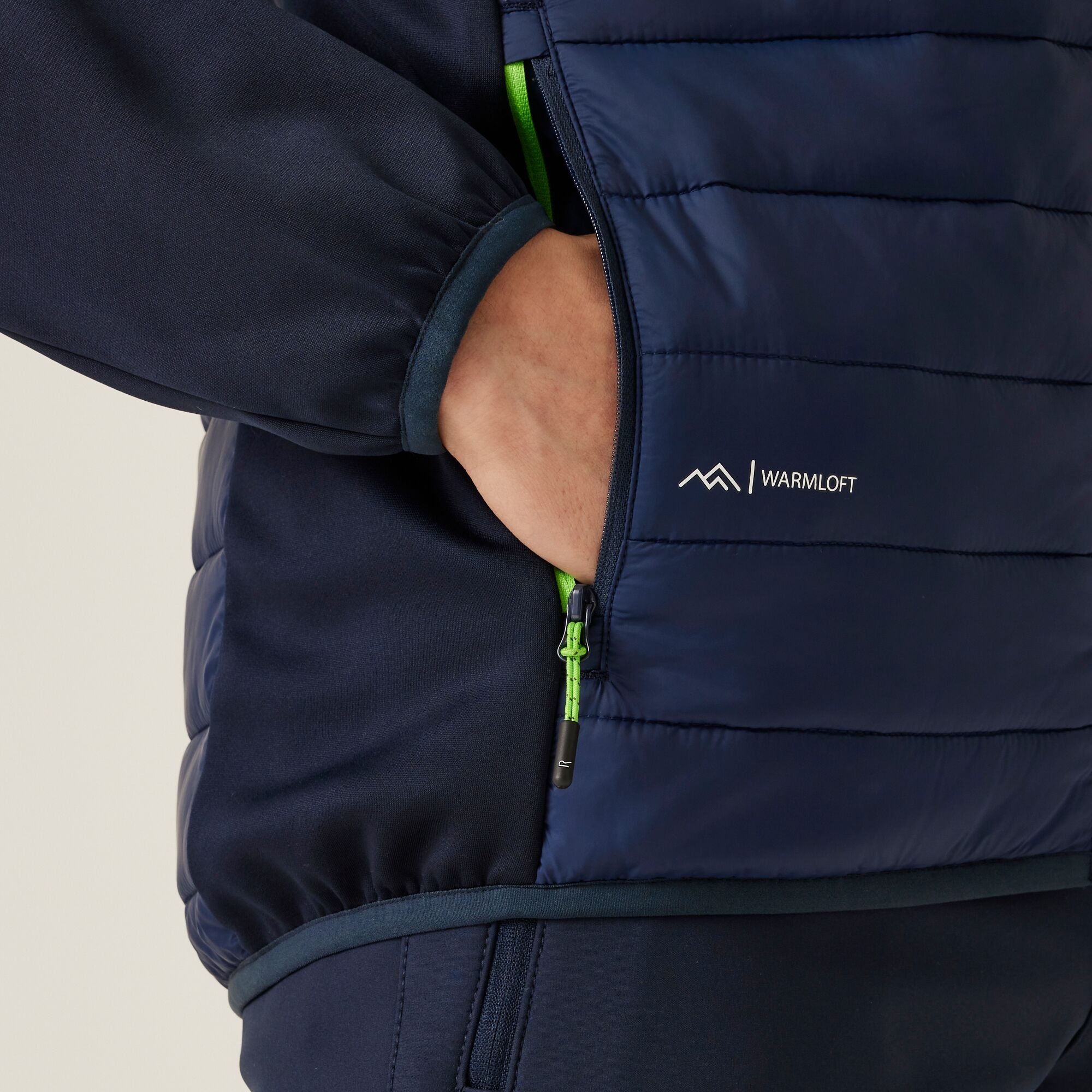 Men's Clumber IV Hybrid Jacket | Navy Green Flash
