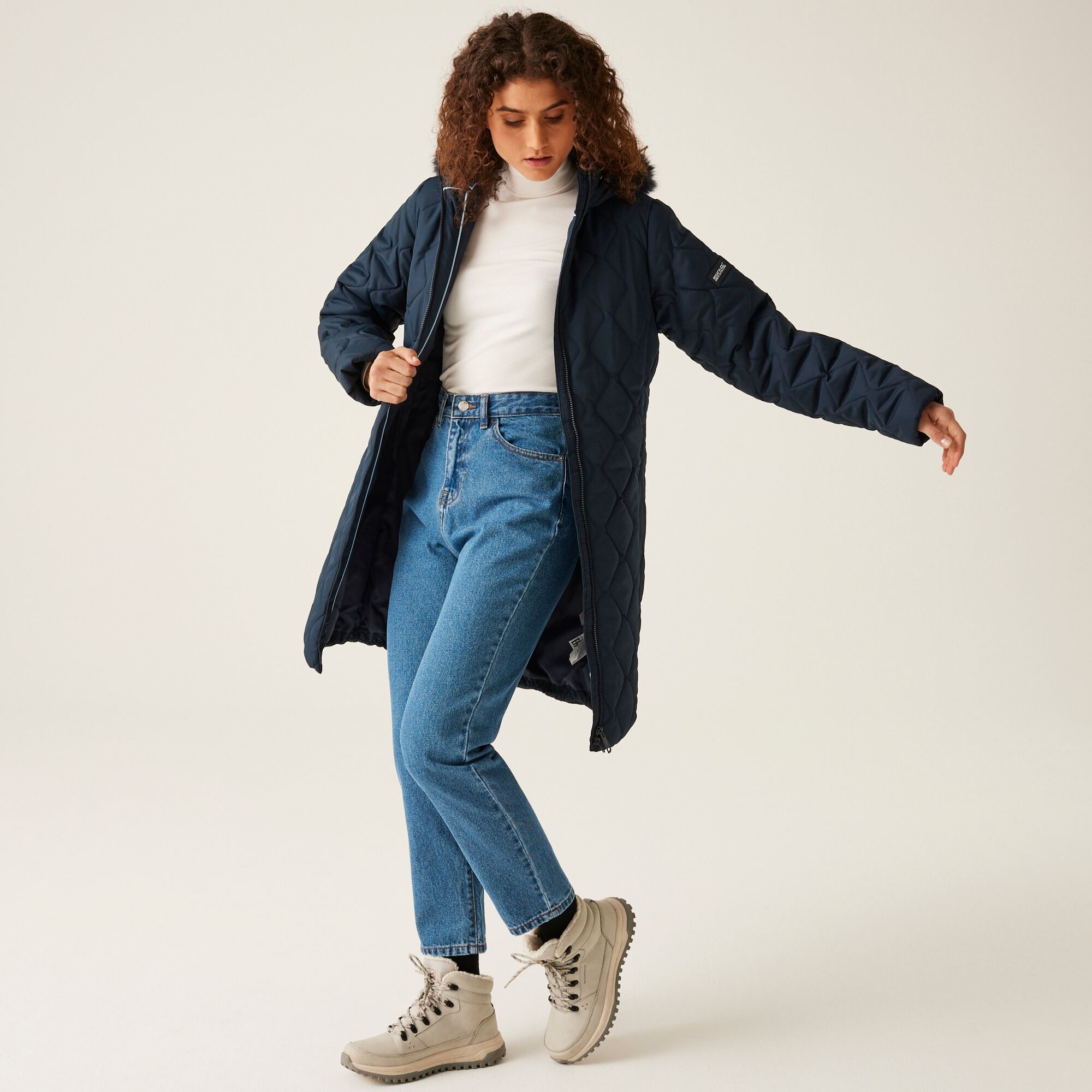 Women's Fritha III Insulated Parka Jacket | Navy
