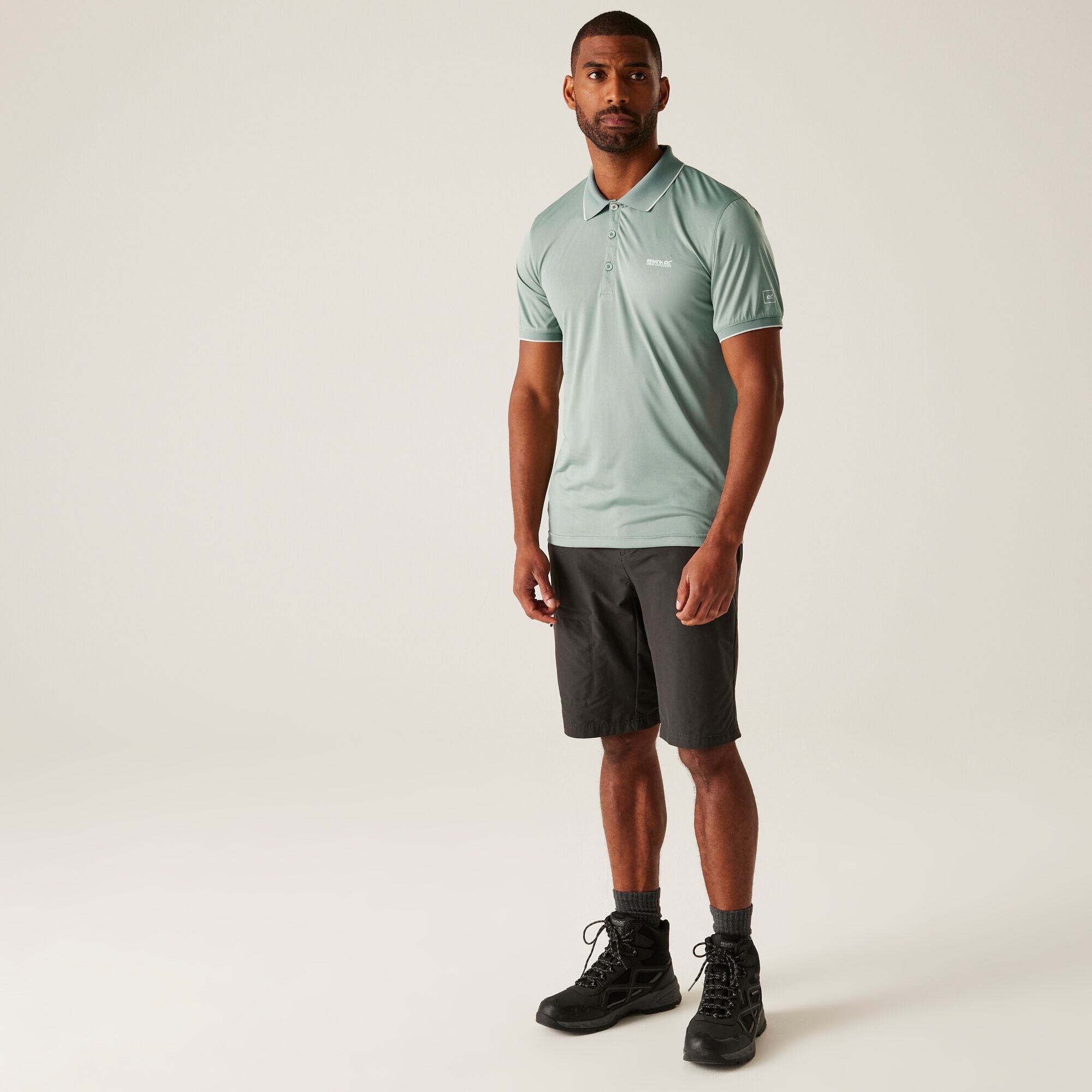 Men's Remex II Jersey Polo Shirt | Glacier Solid