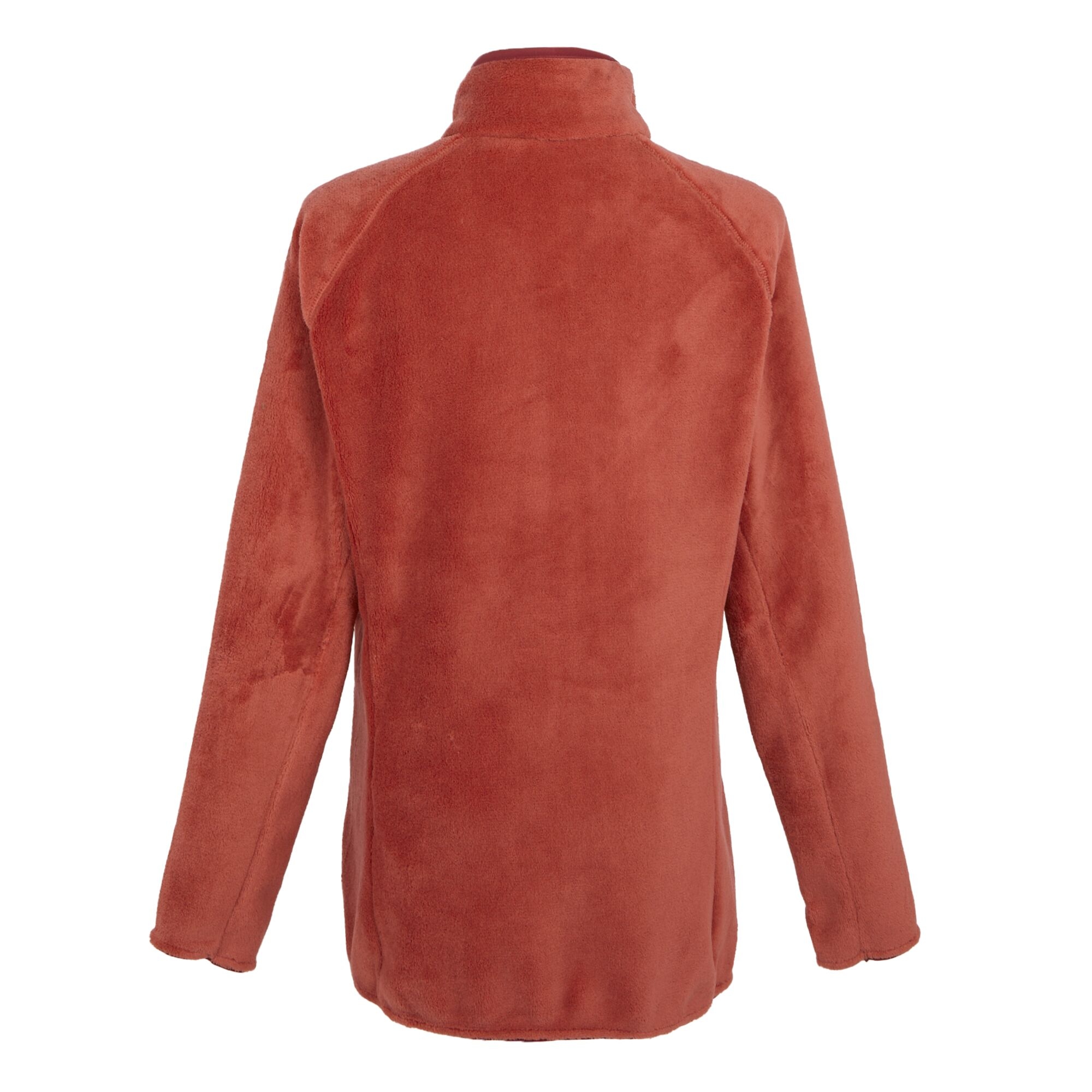 Women's Lakara Fluffy Full Zip Fleece | Mineral Red