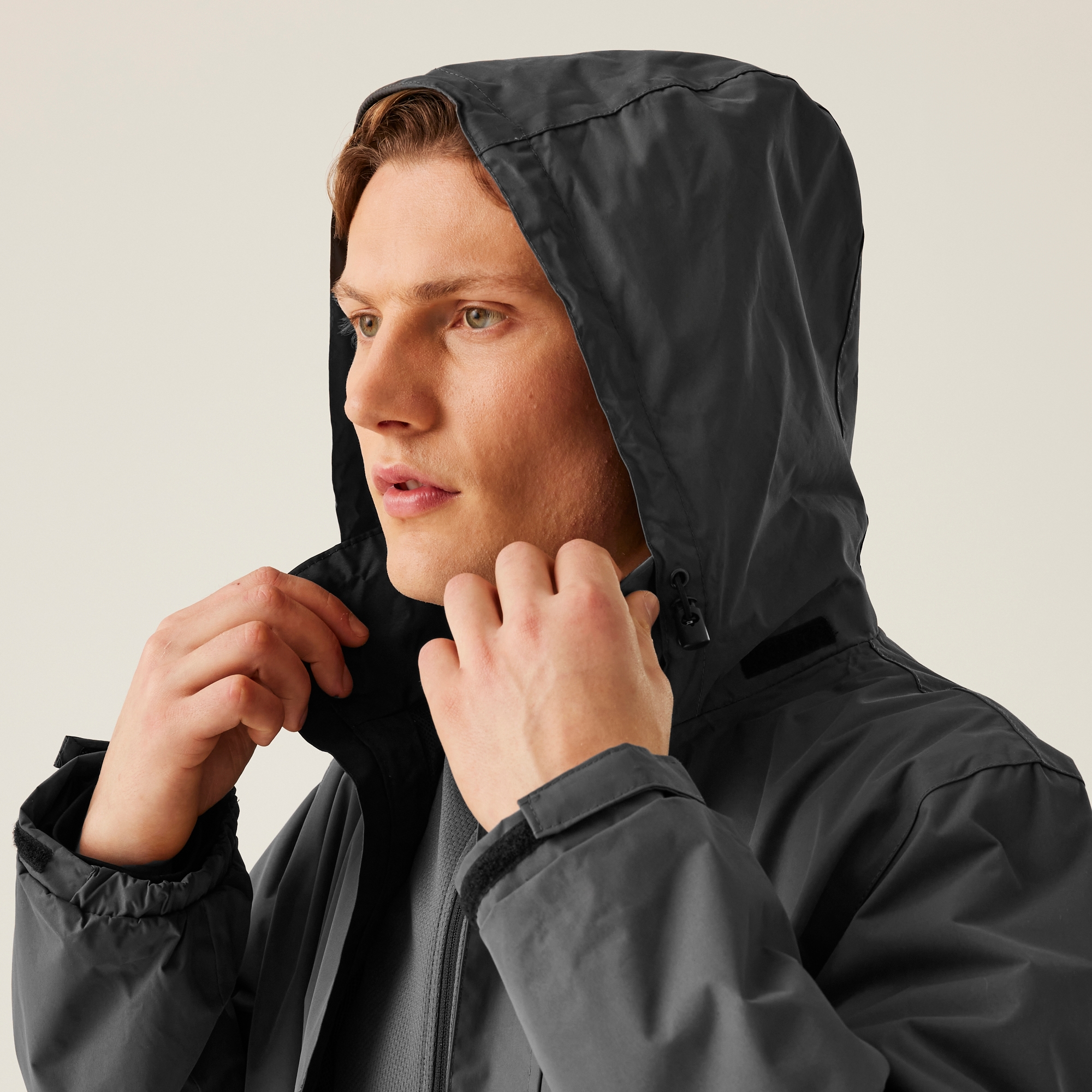 Men's Ardmore Shell Jacket | Seal Grey Black