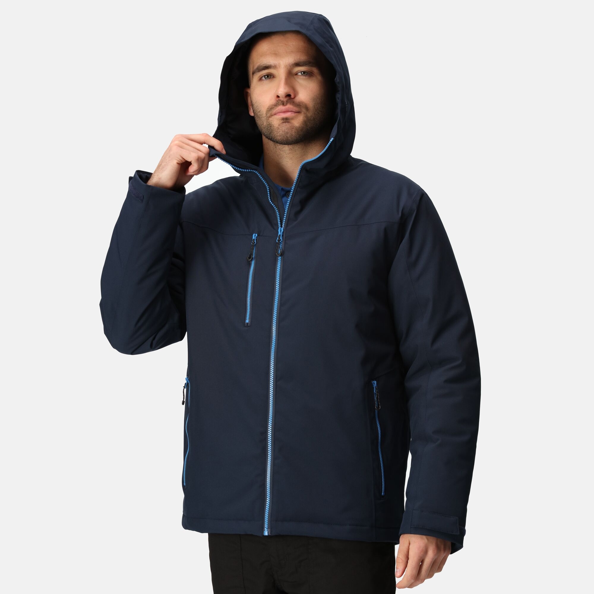 Men's Navigate Insulated Jacket | Navy French Blue