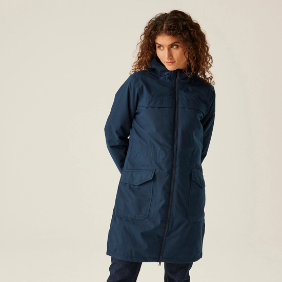 Women's Romine II Waterproof Parka Jacket | Warm Taupe Light Vanilla