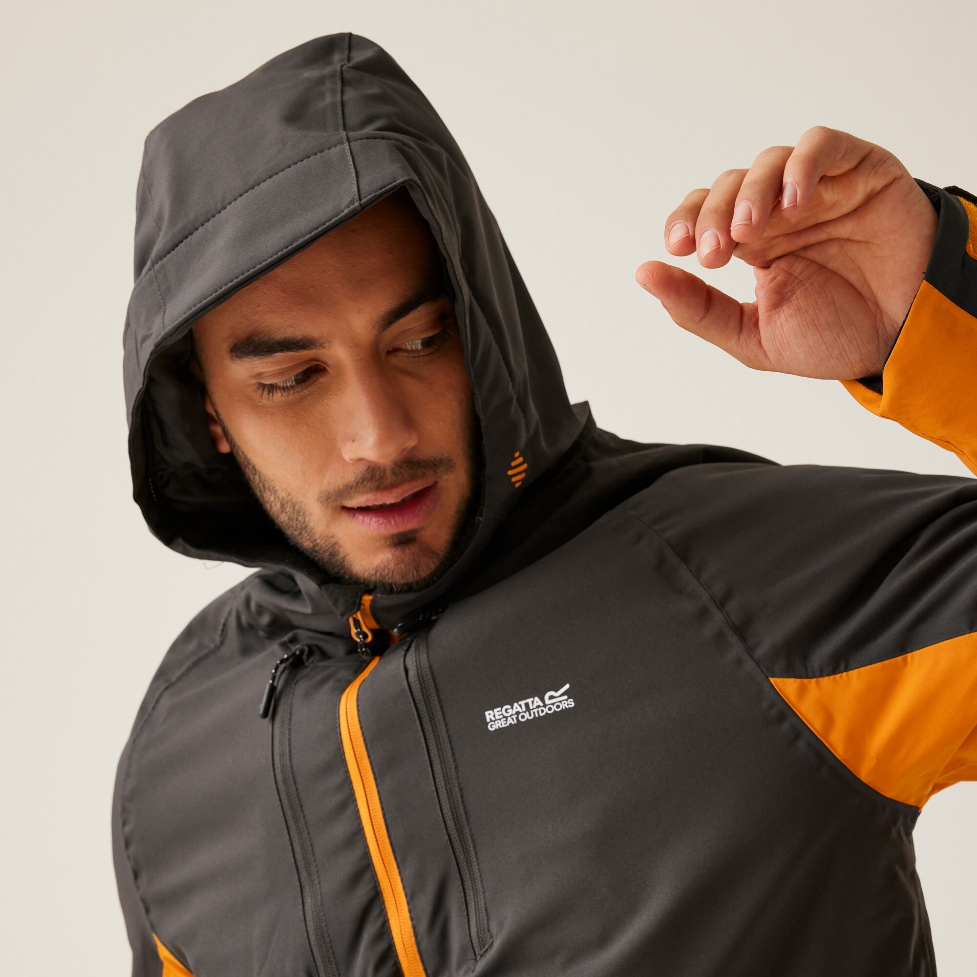 Men's Highton Stretch Padded Jacket III | Ash Orange Pepper