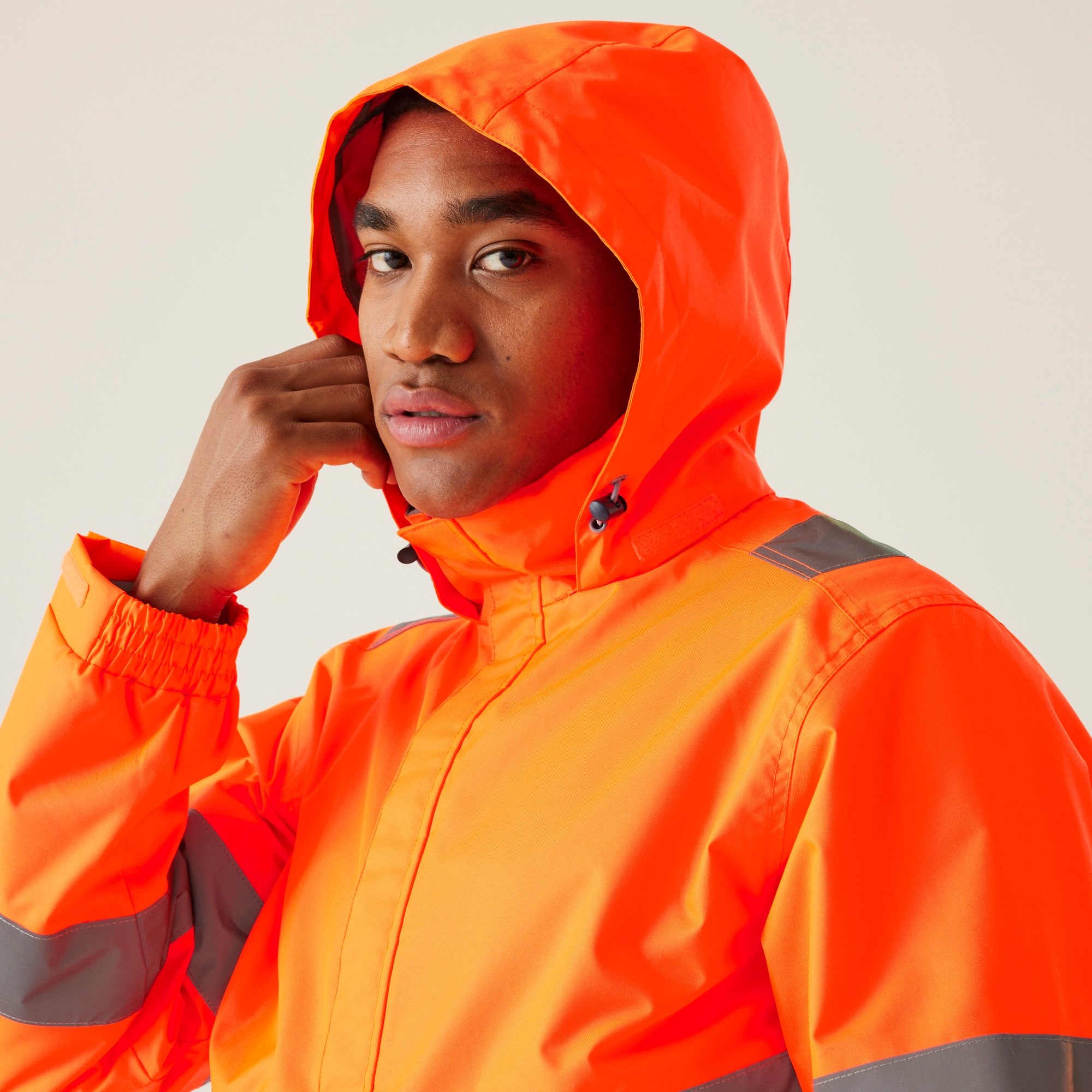 Men's Hi-Vis Pro Contract Dover Jacket | Orange
