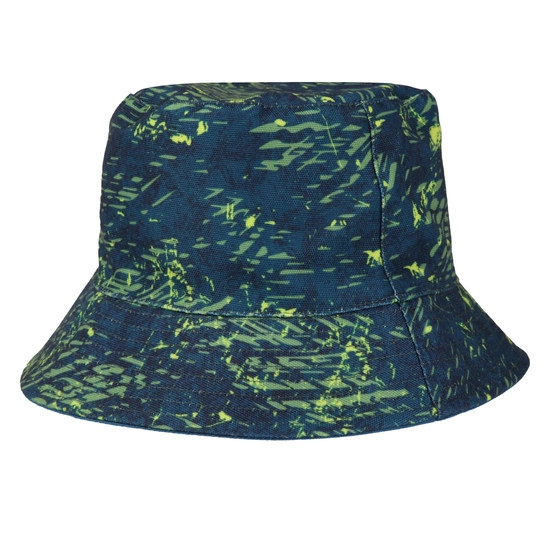 Kids' Flip Bucket Hat | Grenoble Green Camo Nephrite Green