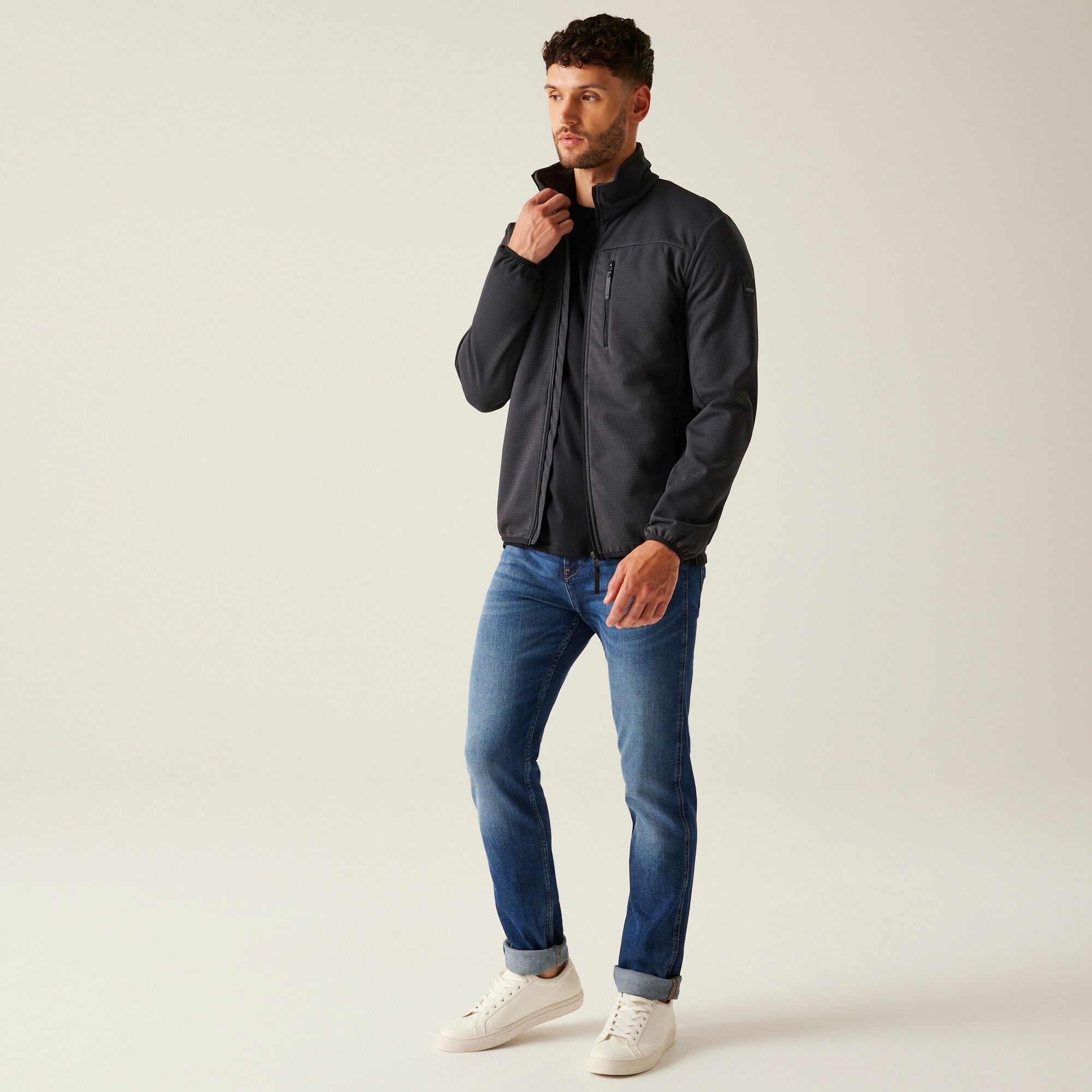 Men's Romain Softshell Jacket | Ash Black