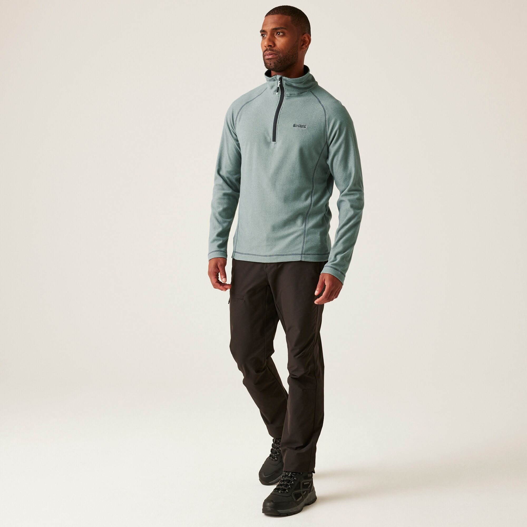 Men's Montes Lightweight Half Zip Fleece | Glacier Stormy Weather