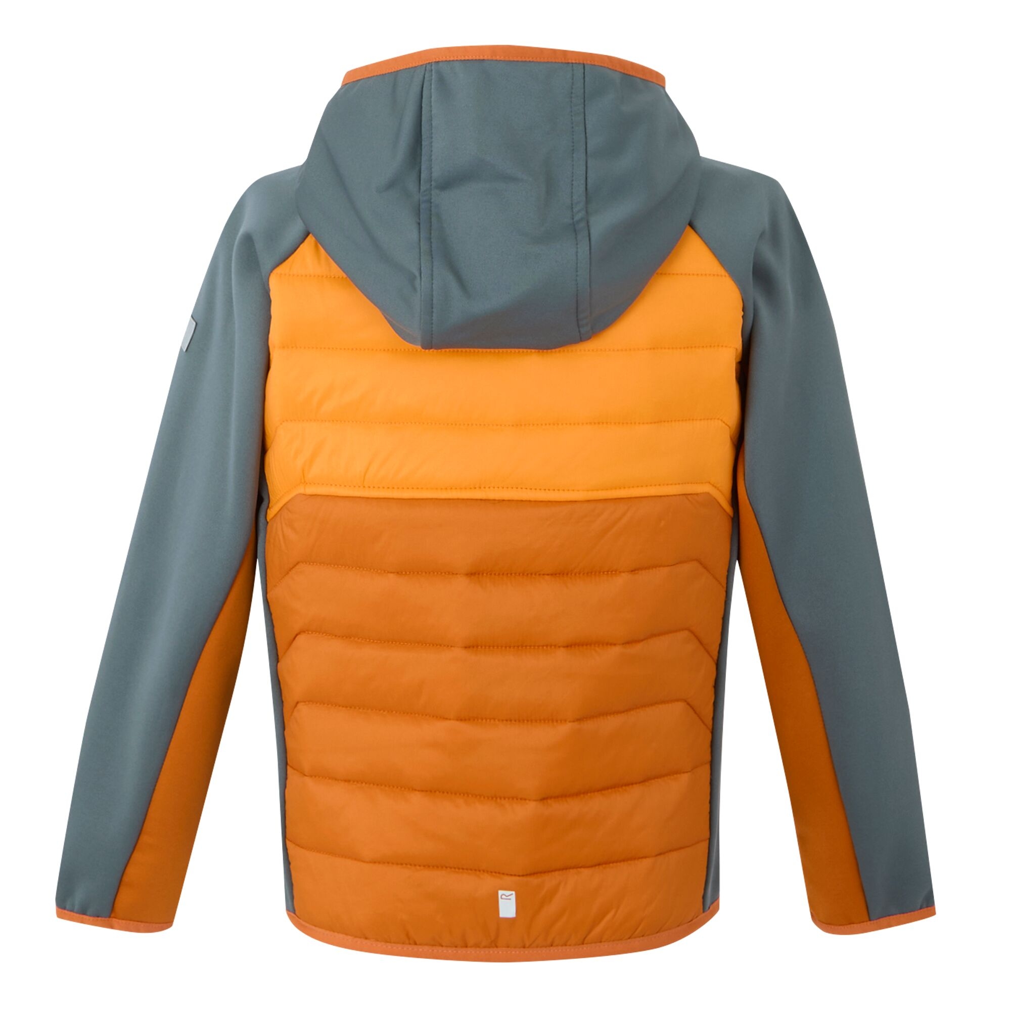 Kids' Kielder IX Hybrid Jacket | Fox Bright Marigold Stormy Weather