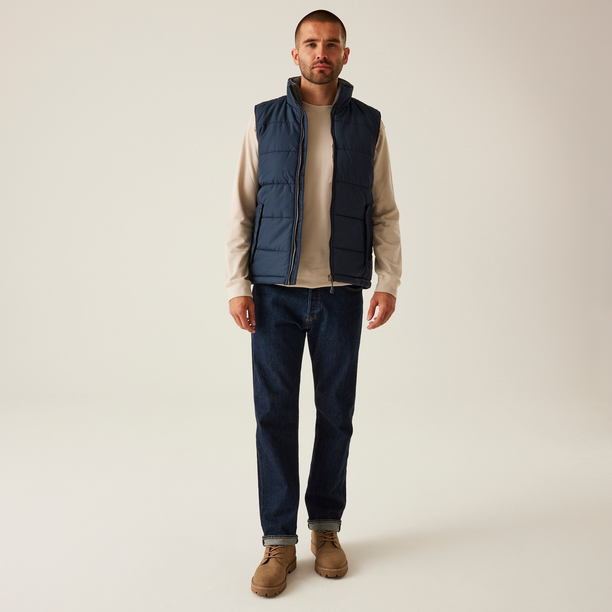 Men's Altoona Insulated Quilted Gilet | Navy
