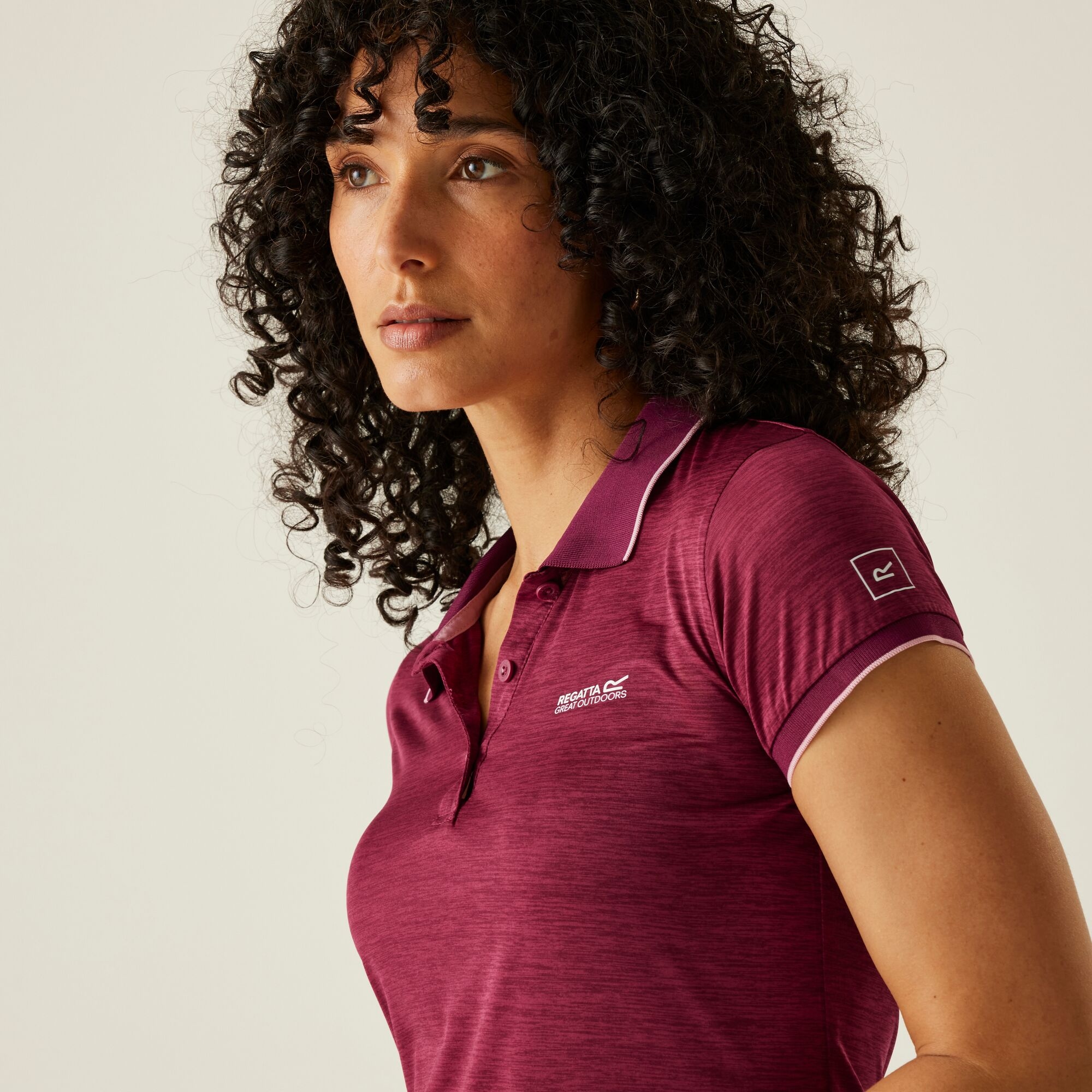 Women's Remex II Active Polo Shirt | Beaujolais