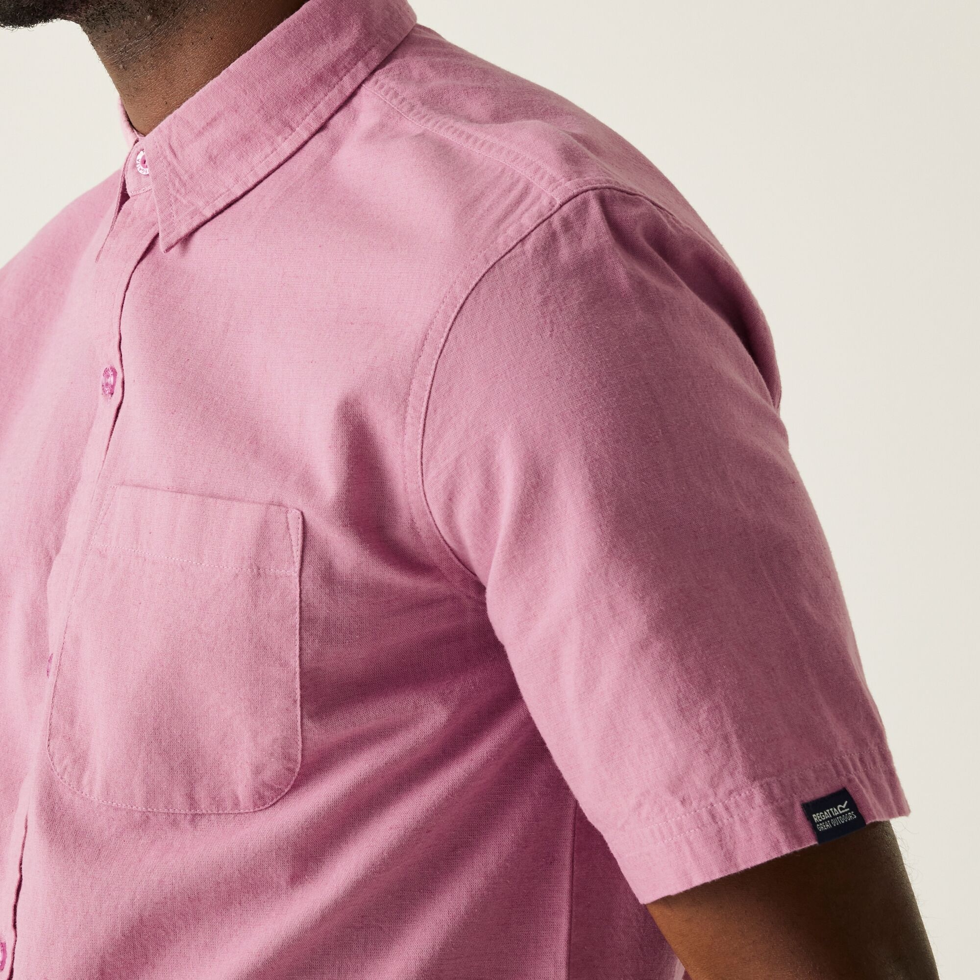Men's Loran Short Sleeve Shirt | Lilas