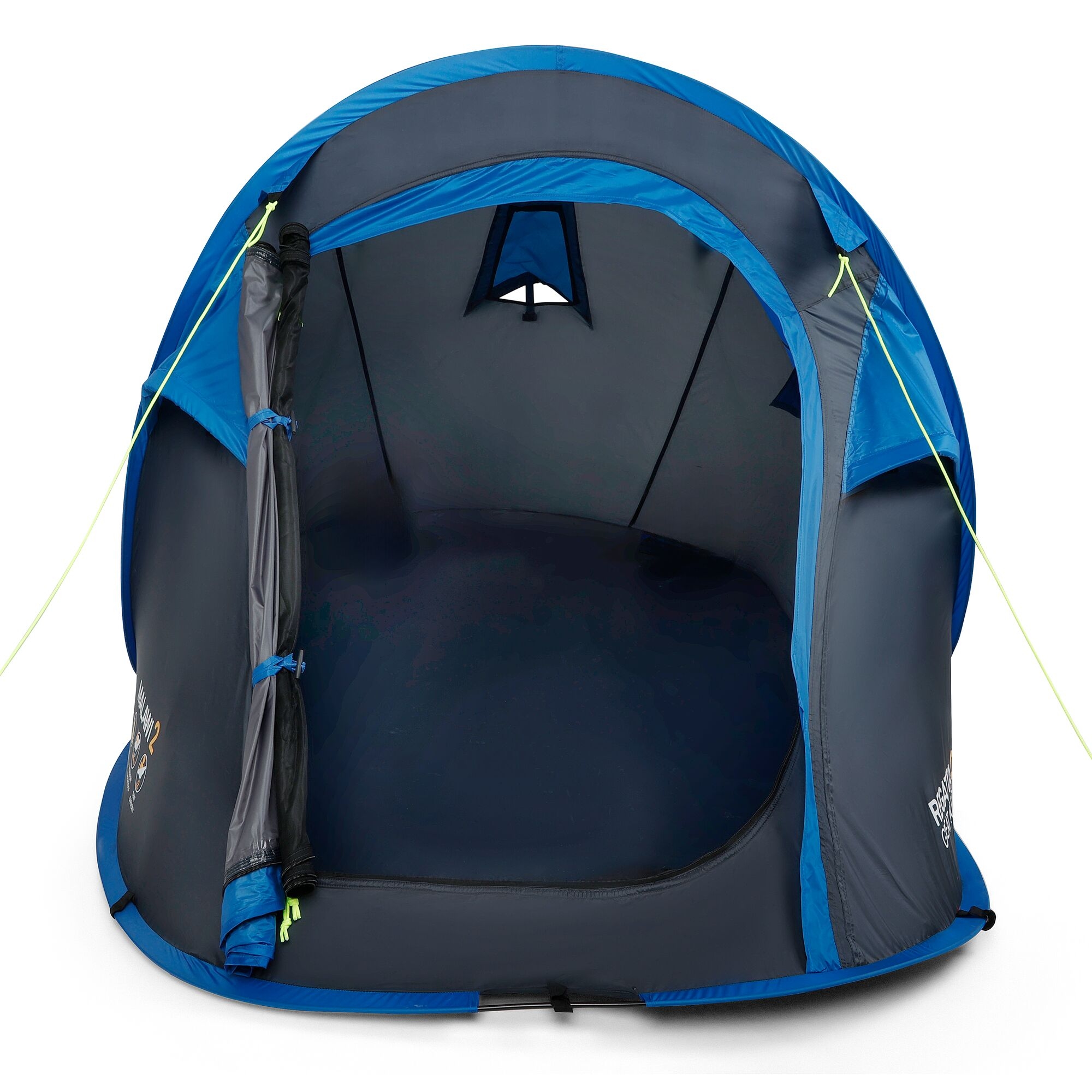 Malawi 2 Man Pop Up Festival Tent | Oxford Blue Seal grey