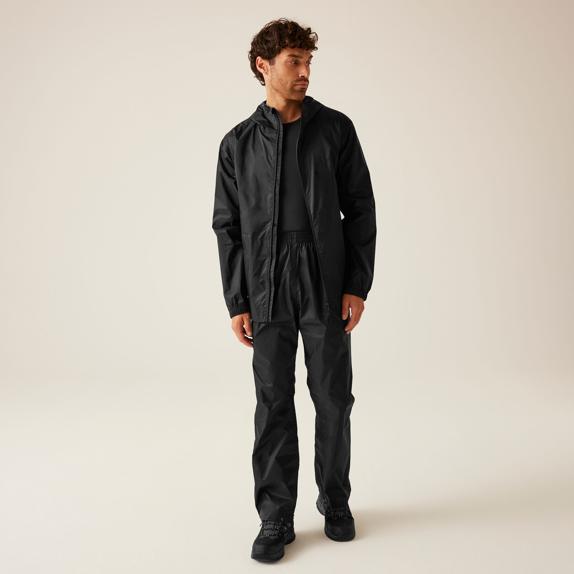 Men's Pro Packaway Breathable Waterproof Jacket | Black