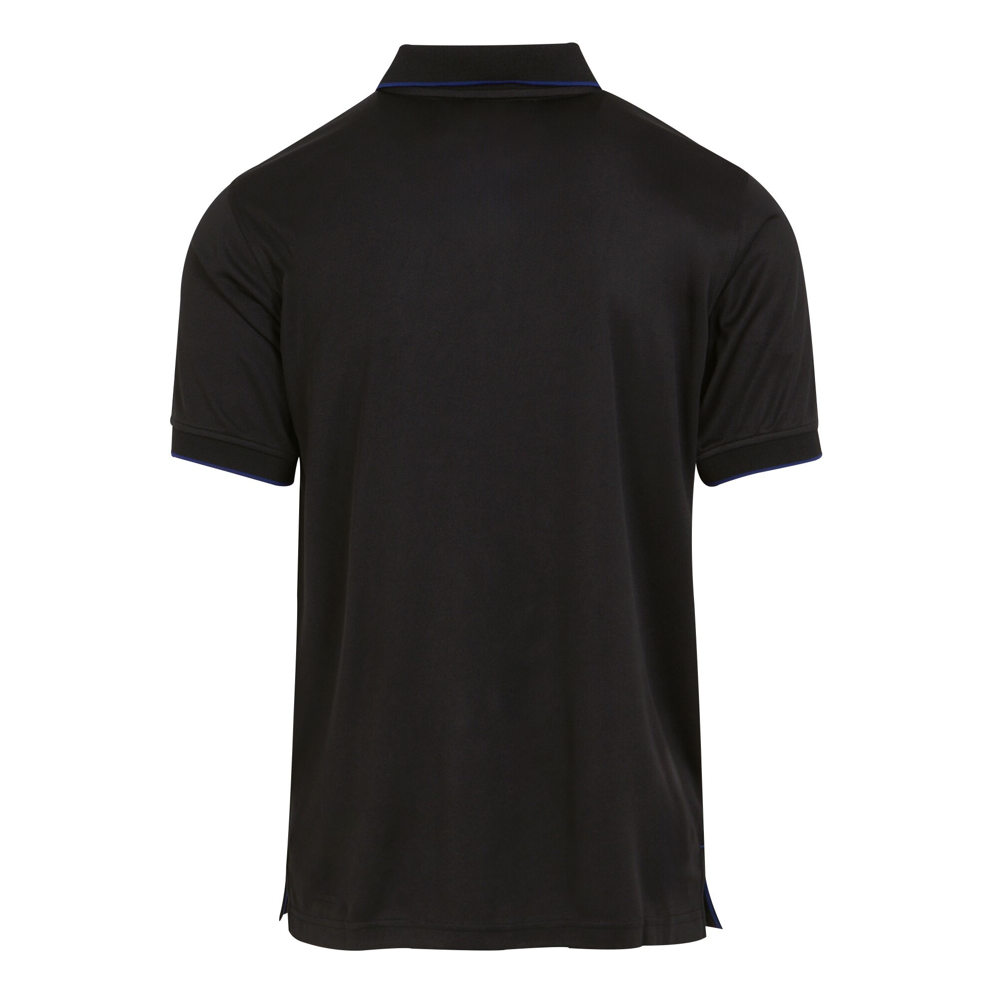 Men's Navigate Short Sleeve Polo Shirt | black new royal