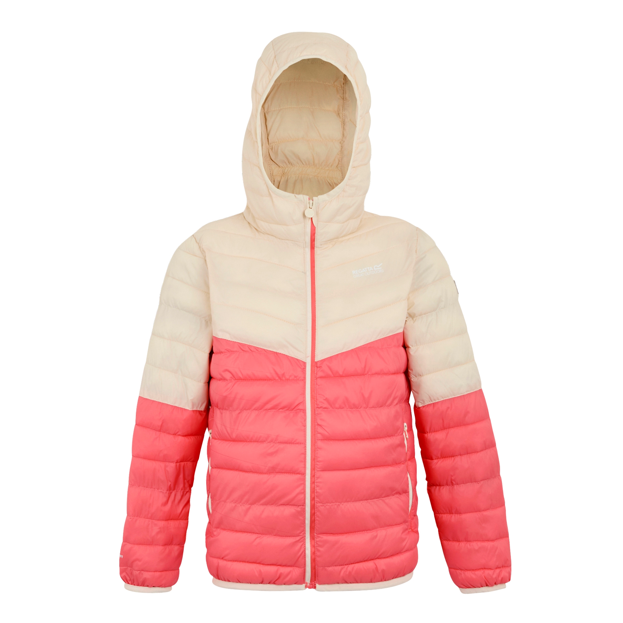 Kids' Hillpack III Hooded Jacket | Peach Bloom Light Vanilla