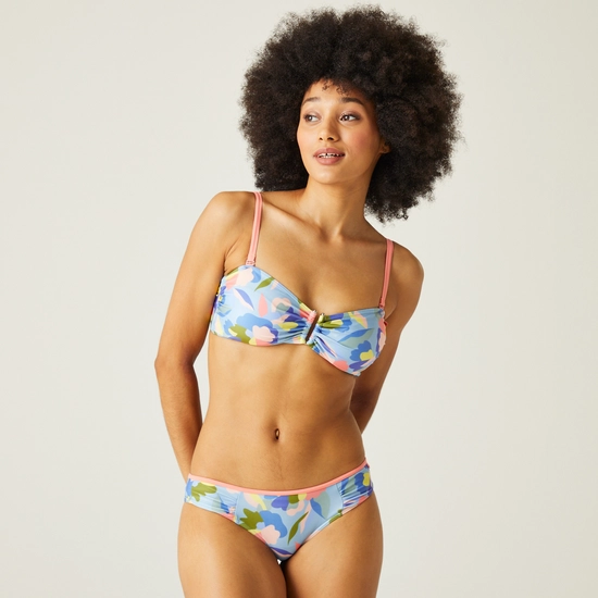 Women's Aceana III Bikini Top | Navy White Seeksucker Stripe