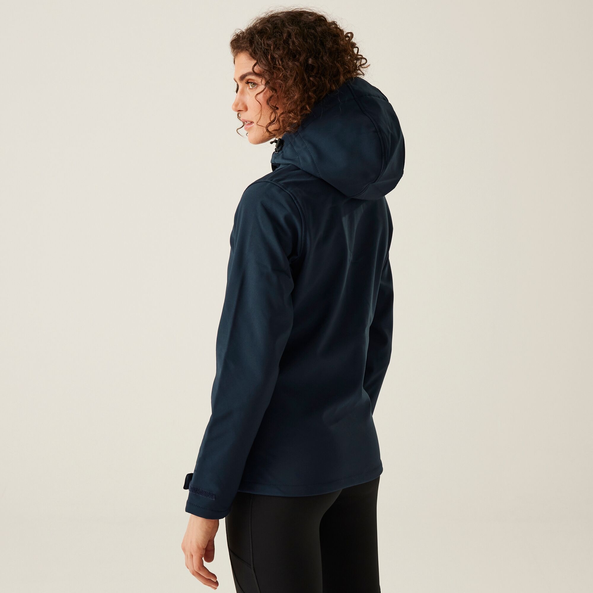 Women's Venturer 3-layer Printable Hooded Softshell Jacket | Navy French Blue