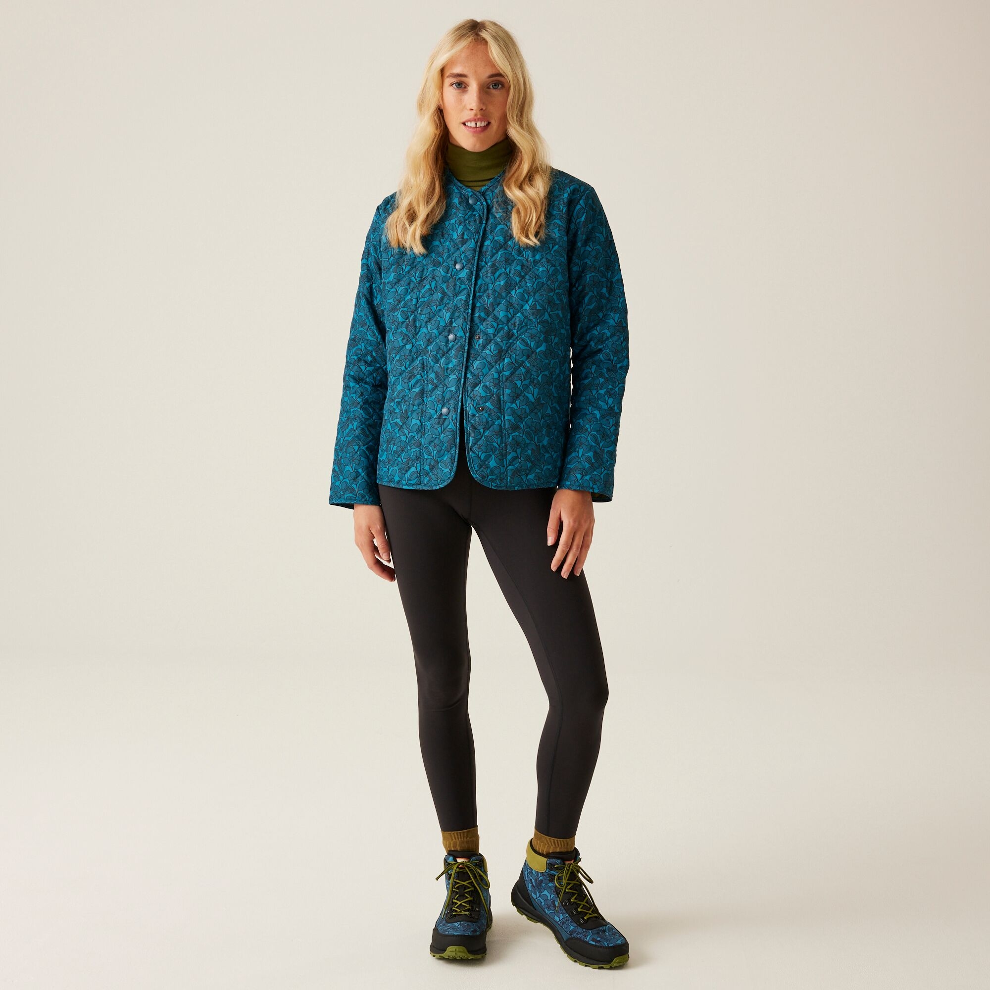 Orla Kiely Quilted Jacket | Birdy Blue