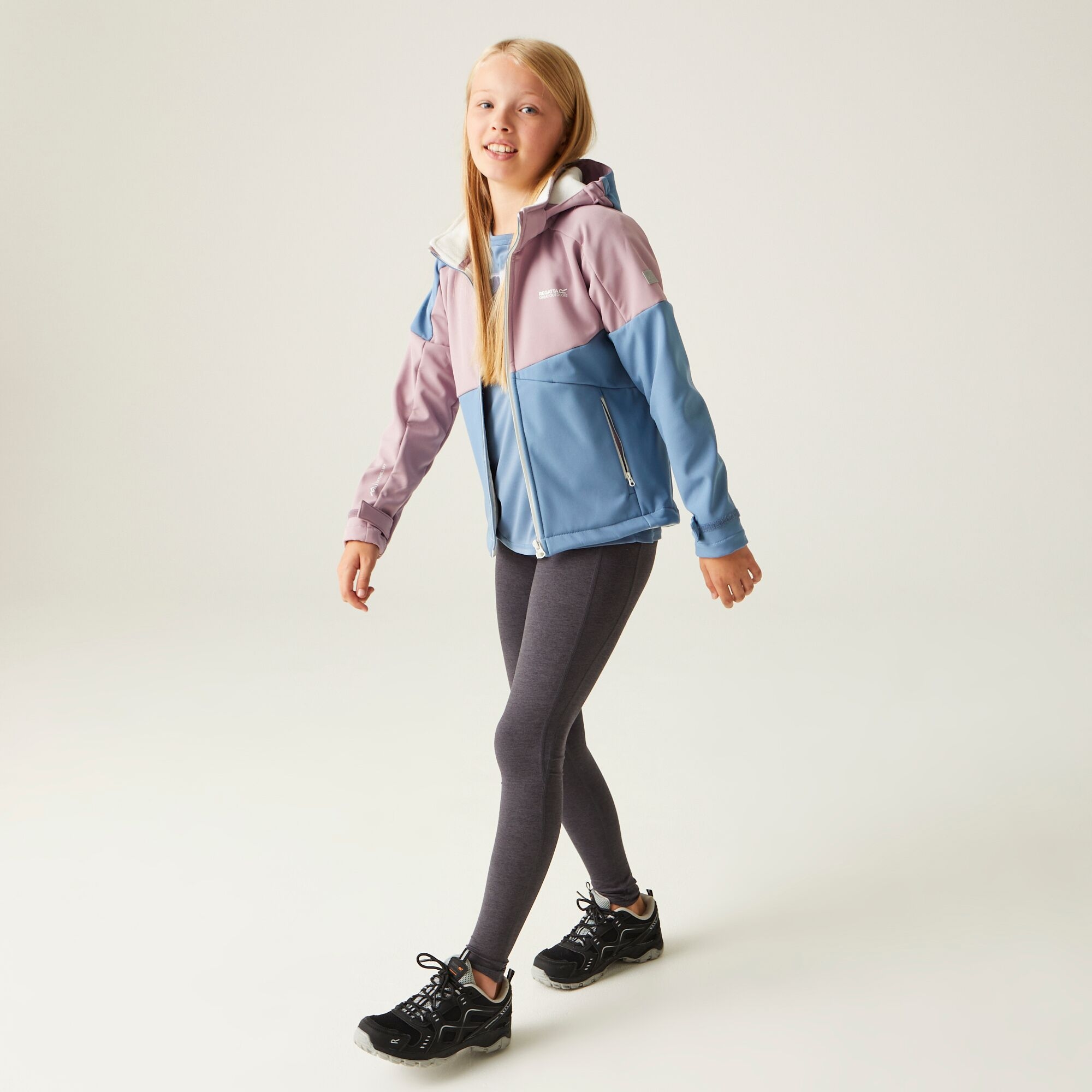 Kids' Acidity VII Softshell Jacket | Heather Coronet Blue