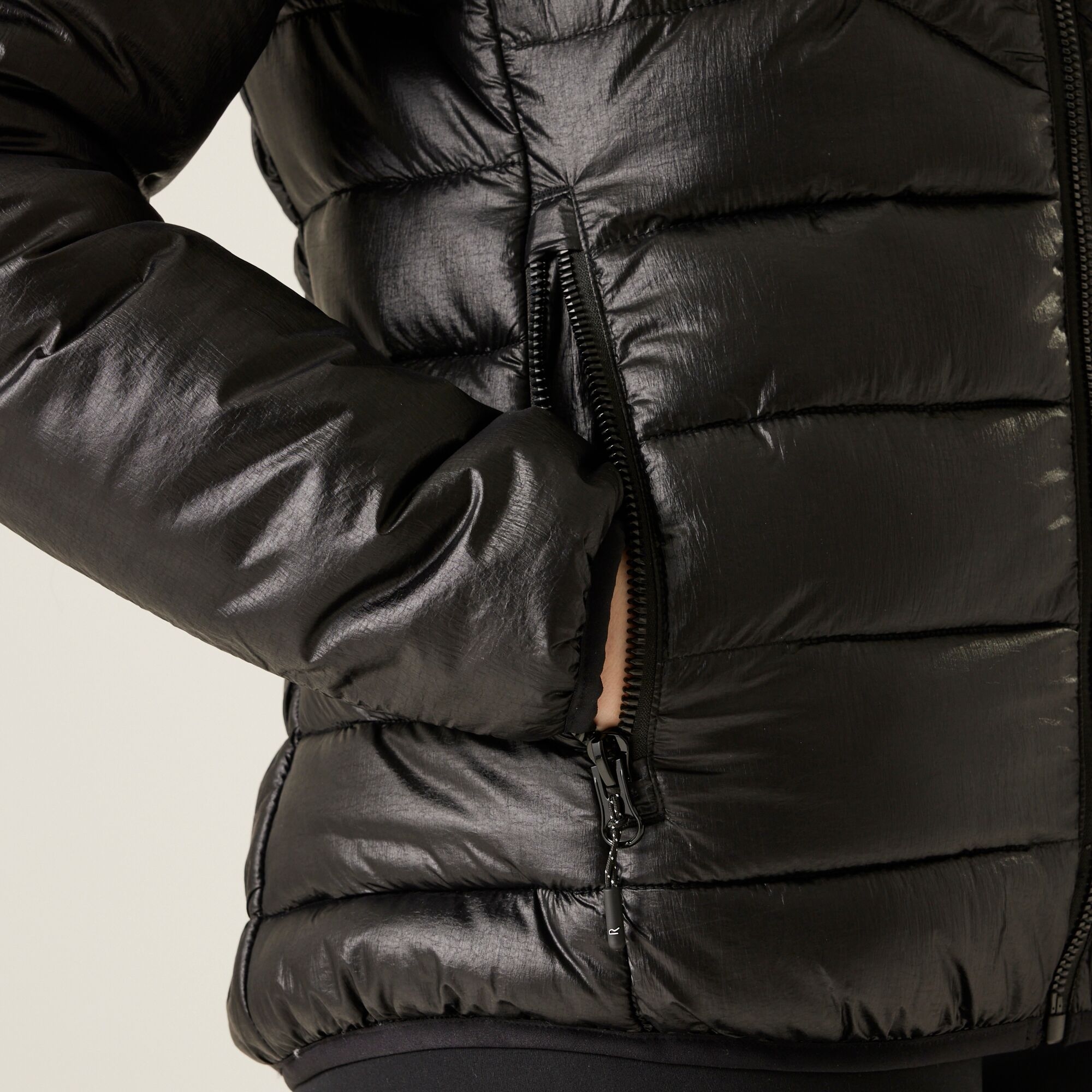 Women's Heatherly Quilted Jacket | Black