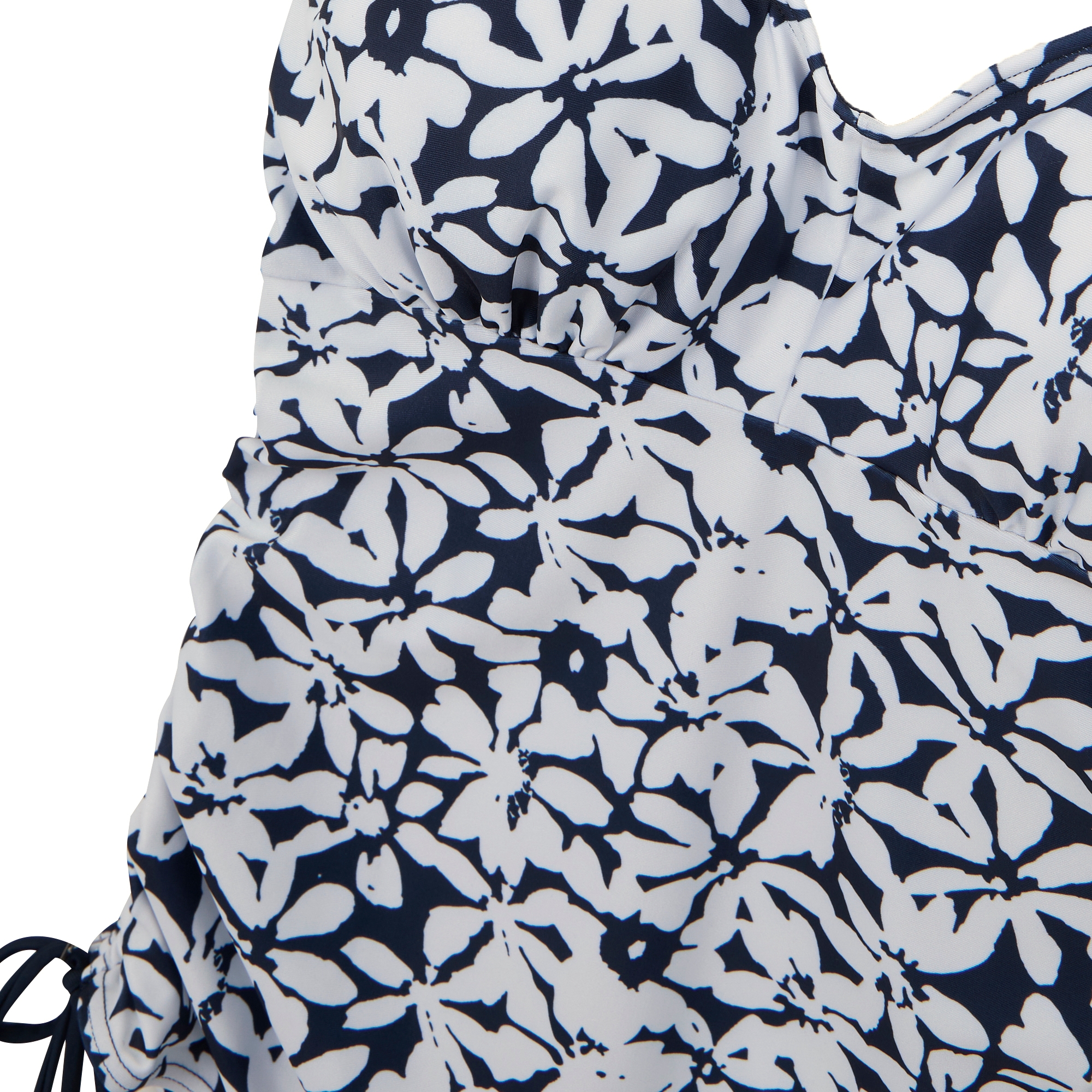 Women's Alinae Swimsuit | Navy White Large Floral