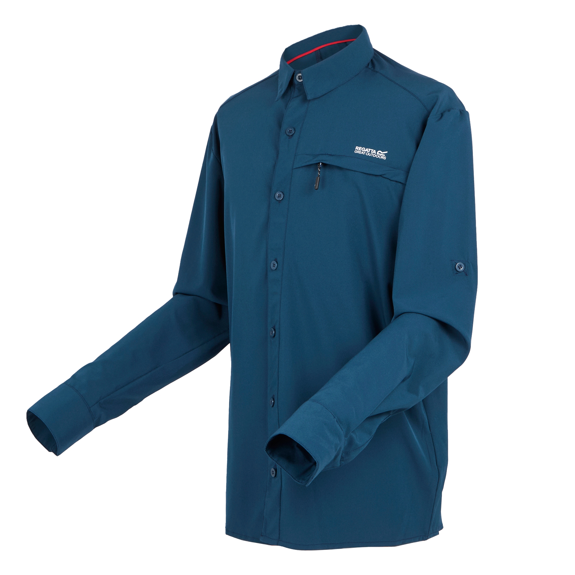 Men's Insect-Repellent Packaway Long Sleeve Shirt | Moonlight Denim