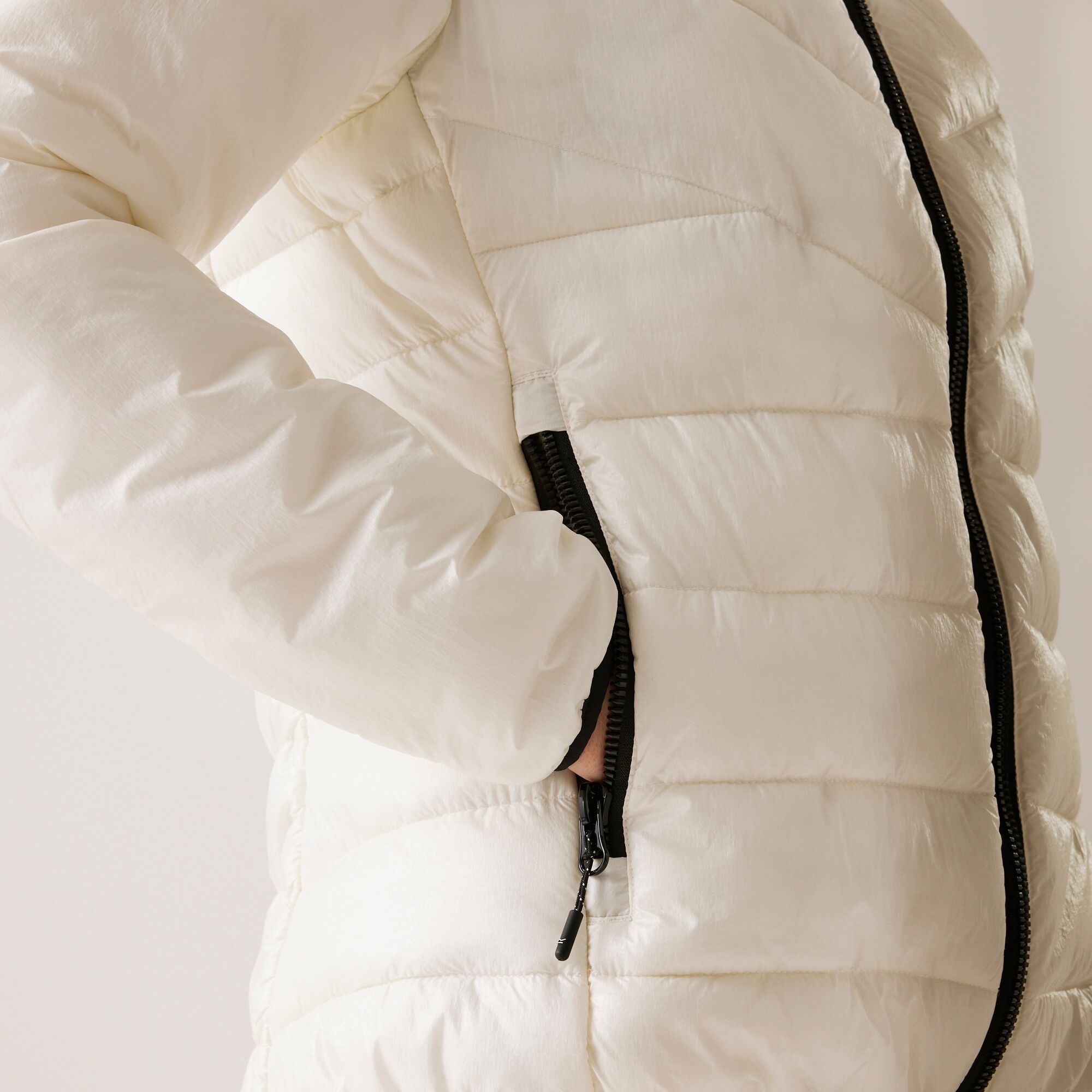 Women's Heatherly Quilted Jacket | Blanc De Blanc