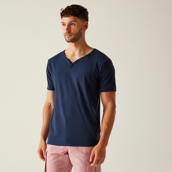 Men's Dewi Short Sleeve Shirt | Navy